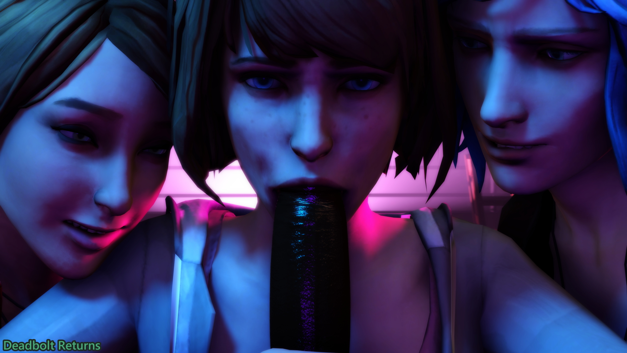Life is Strange Twitter 10k Special Part 3 - Impossible Trio on 1 Cock Life Is Strange Max Caulfield Chloe Price Rachel Amber Source Filmmaker Sfm Rule 34 Rule34 1boy3girls 6