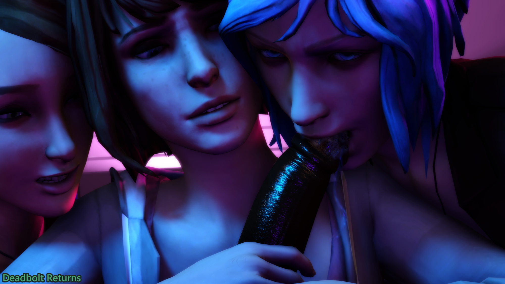Life is Strange Twitter 10k Special Part 3 - Impossible Trio on 1 Cock Life Is Strange Max Caulfield Chloe Price Rachel Amber Source Filmmaker Sfm Rule 34 Rule34 1boy3girls 7