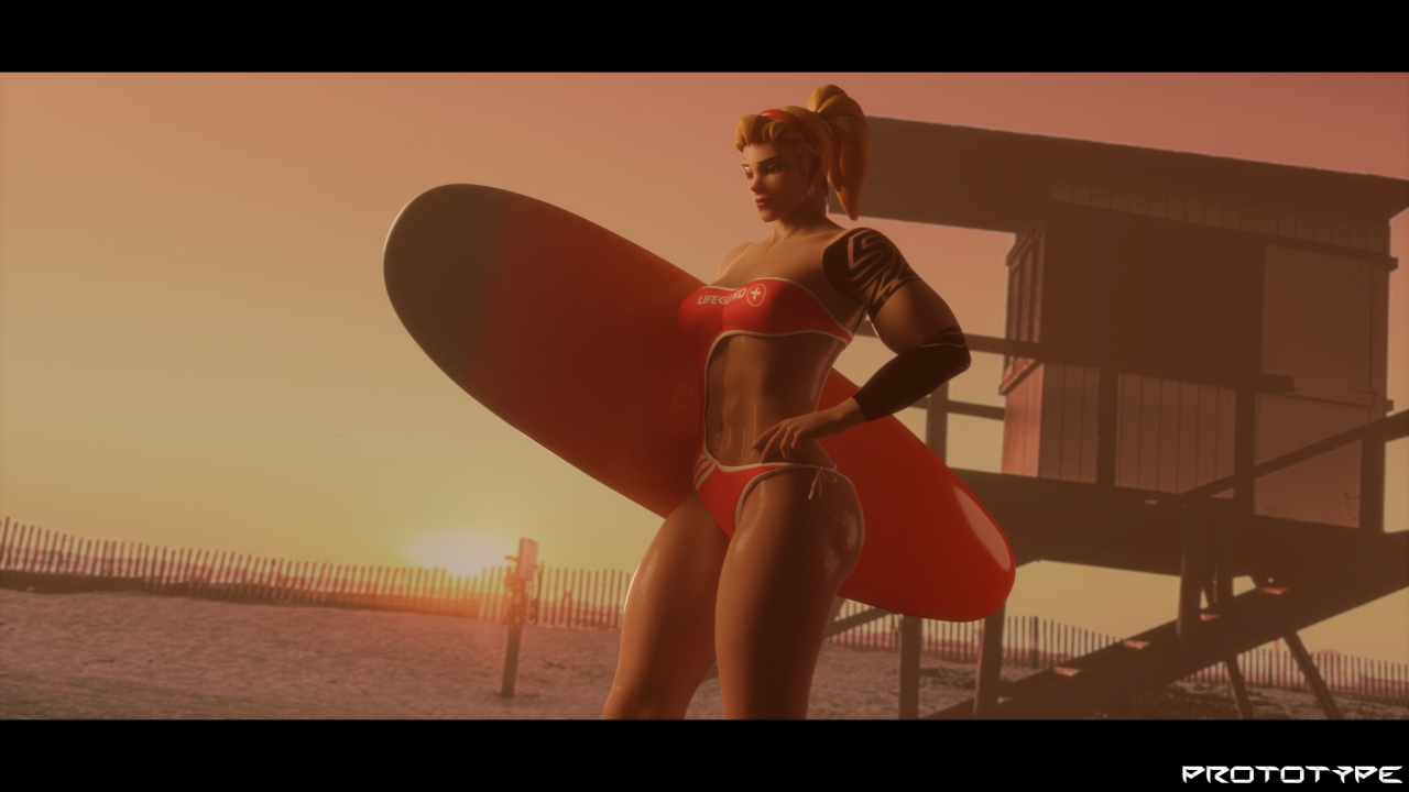 Zarya  lifeguard Zarya (overwatch) Overwatch Blizzard 