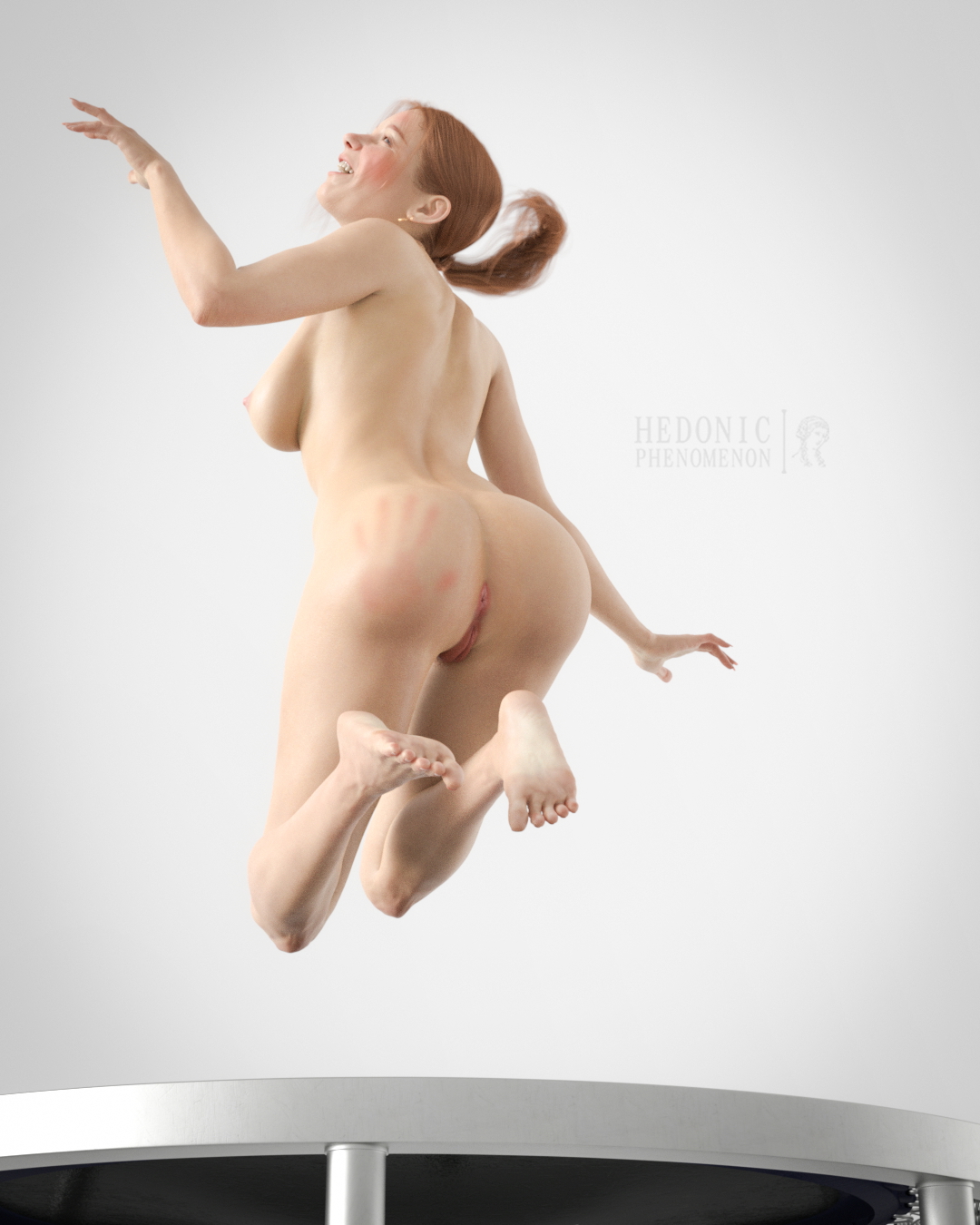 Naked on the trampoline  Nsfw Rule34 Naked Sexy Busty 3d Porn Big Tits Nipples Big Nipples Ponytail Natural Tits Tits Boobs Natural Boobs Big Boobs Ass Ginger Red head Spank Spanking