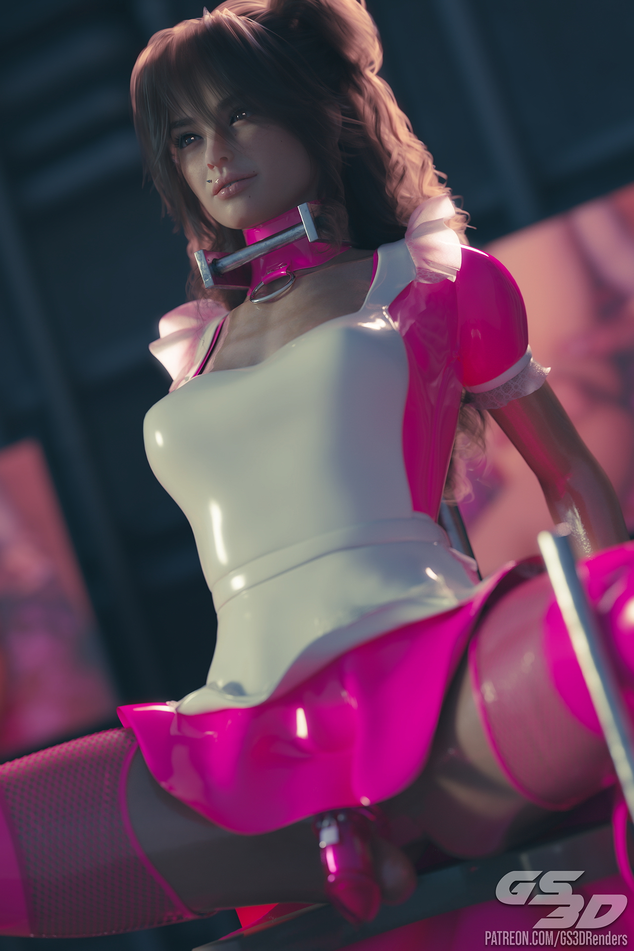 Maid Hypno [HD]  Rubber Latex Slut Latex Suit Maid Outfit Uniform Maid Uniform Maid Outfit Hypnosis Hypnotized Headset Vr Headset Sissy Feminization Futanari Futa Bdsm Bondage Collar 4
