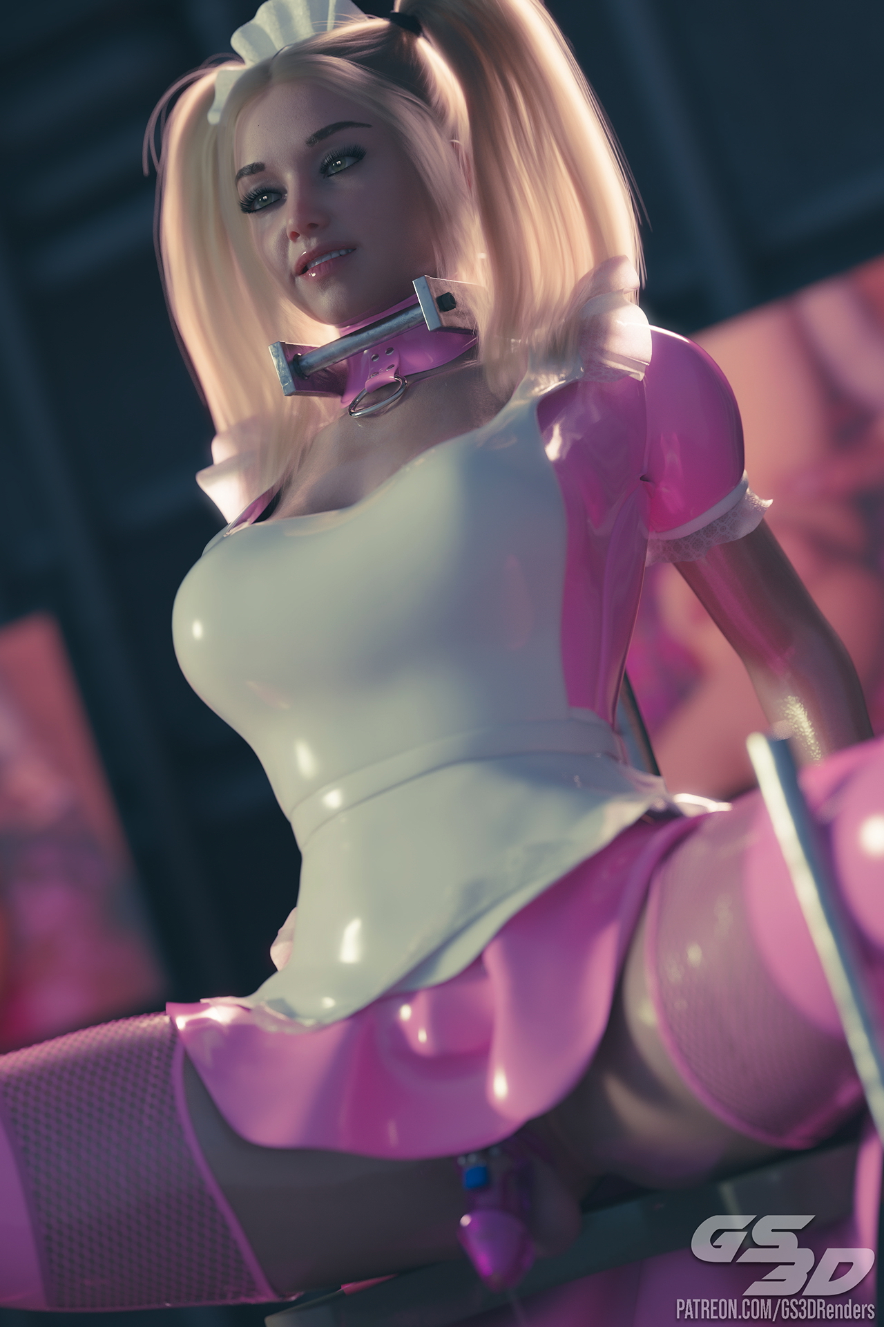 Maid Hypno [HD]  Rubber Latex Slut Latex Suit Maid Outfit Uniform Maid Uniform Maid Outfit Hypnosis Hypnotized Headset Vr Headset Sissy Feminization Futanari Futa Bdsm Bondage Collar 7
