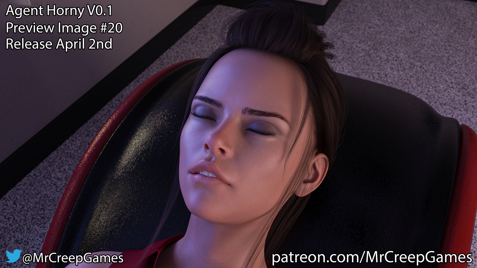 Agent Horny V0.1 Released (5$ Tier)  3d Porn 3d Girl Nsfw 3dnsfw Sexy Hot Nude Big boobs Pinup Pose Cute Teen