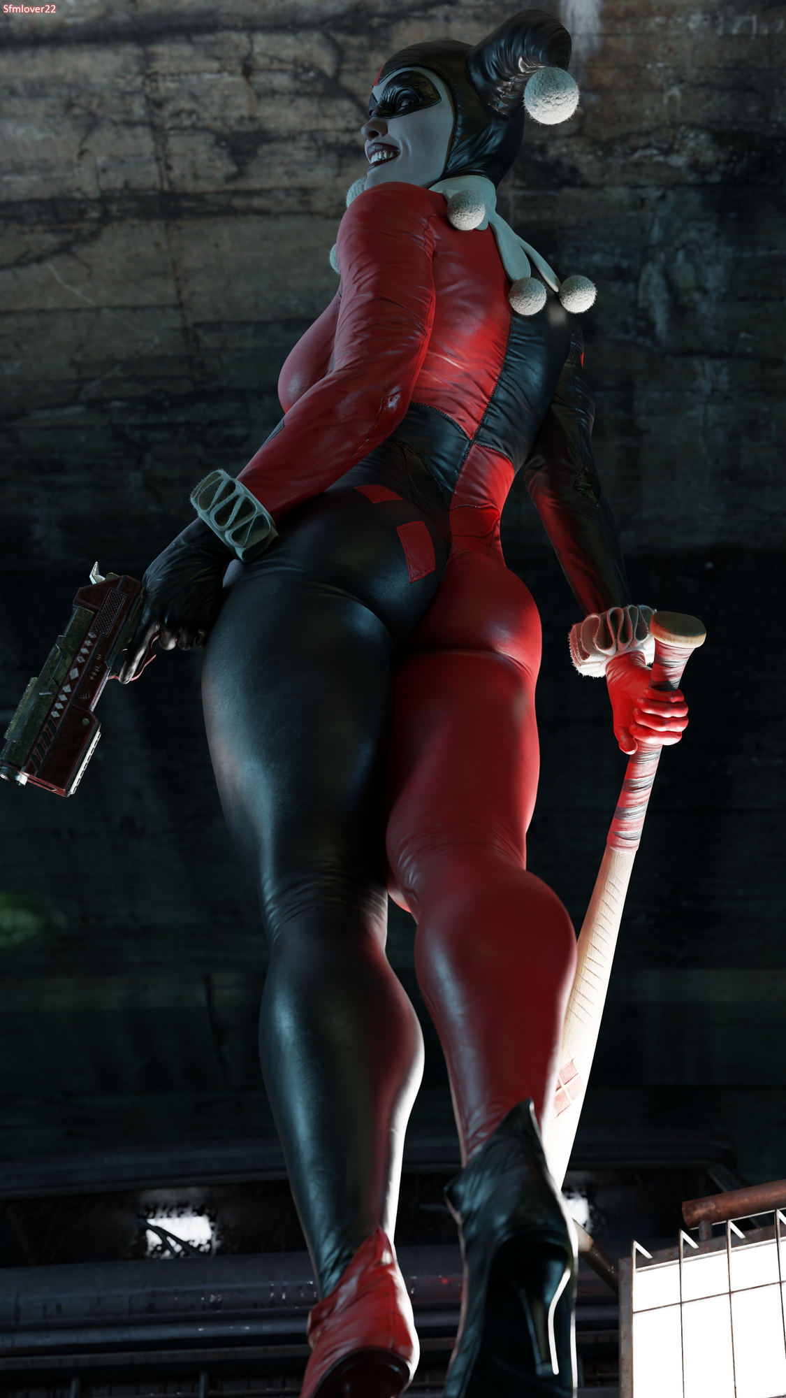 Harley Harley Quinn Dc Comics 3d Porn Nude Naked Ass Booty 2