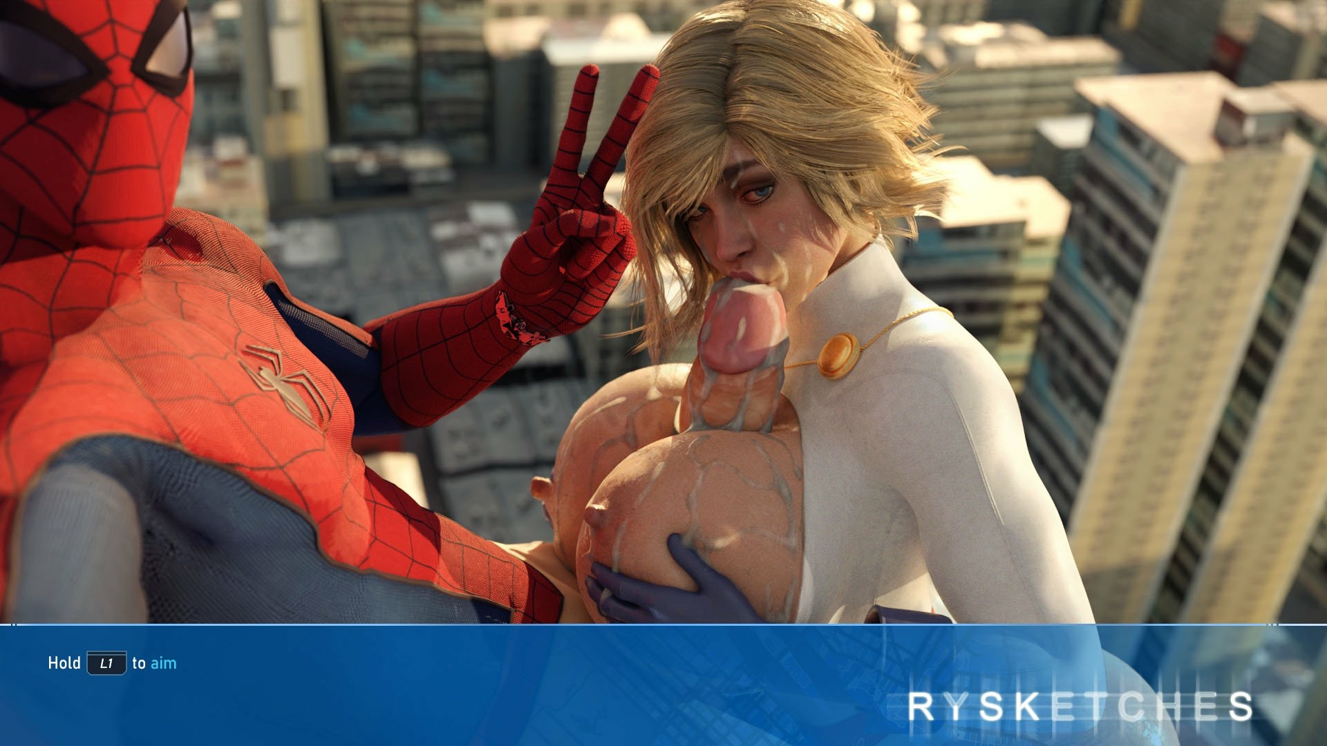Spider-Man x Power Girl Power Girl Spiderman Injustice Spider-man Peter Parker Big Tits Big Ass Big Breasts Big Cock Crossover 4