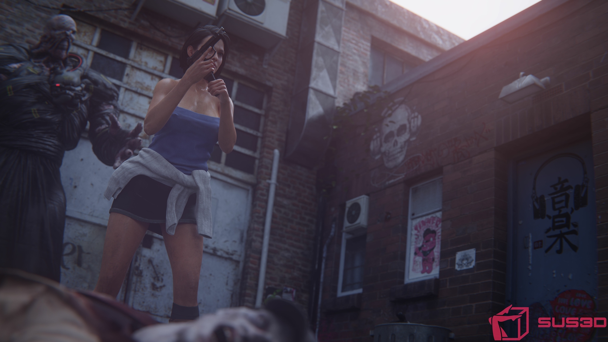 Jill x Nemesis Jill Valentine Resident Evil Nemesis Monster 2