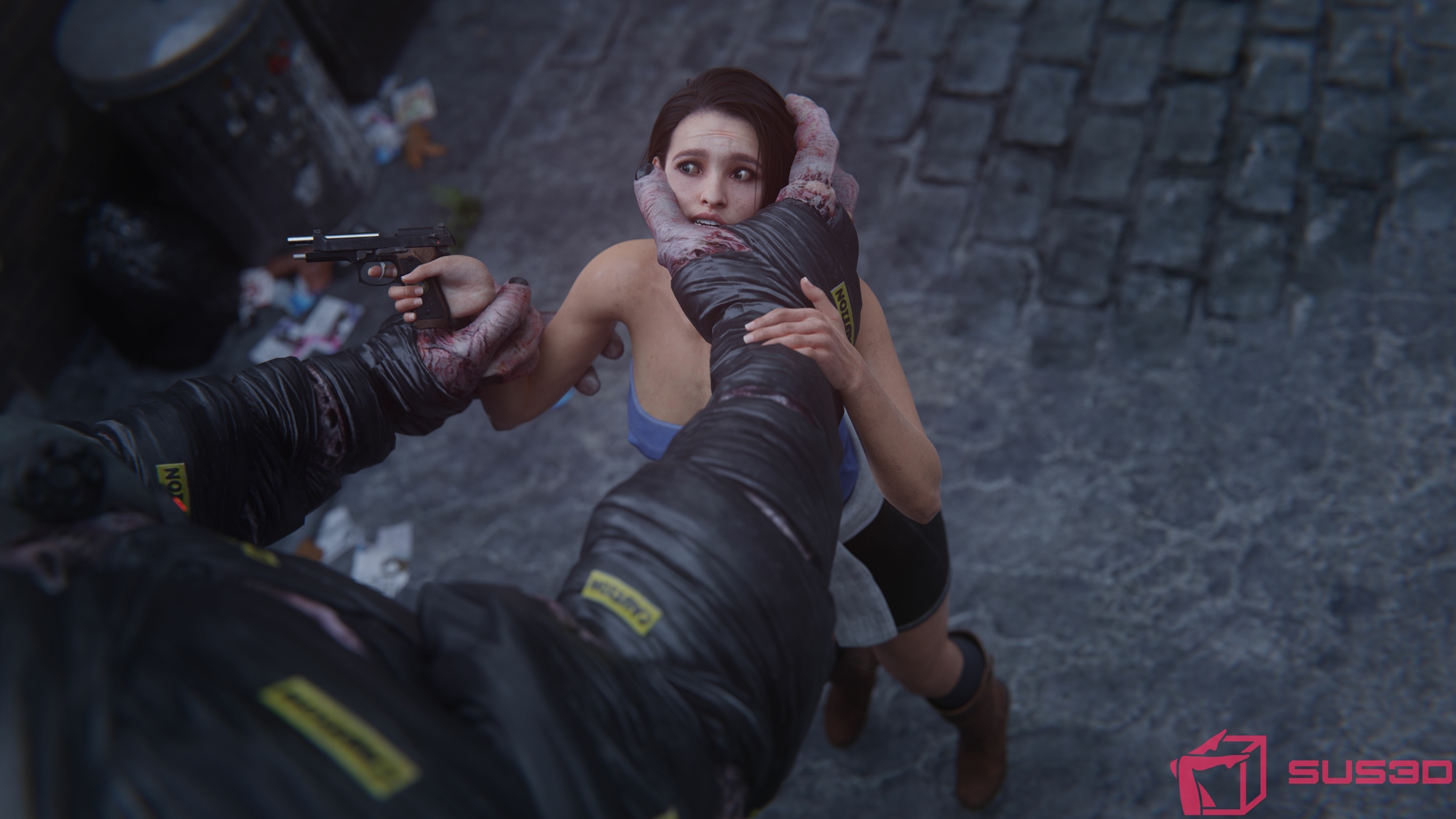 Jill x Nemesis Jill Valentine Resident Evil Nemesis Monster 3