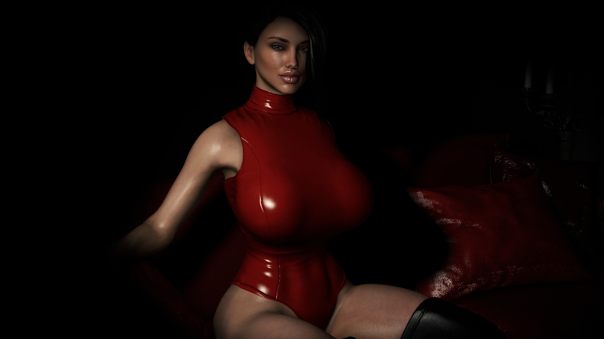 dark room  Big Tits Big Breasts Big Cock