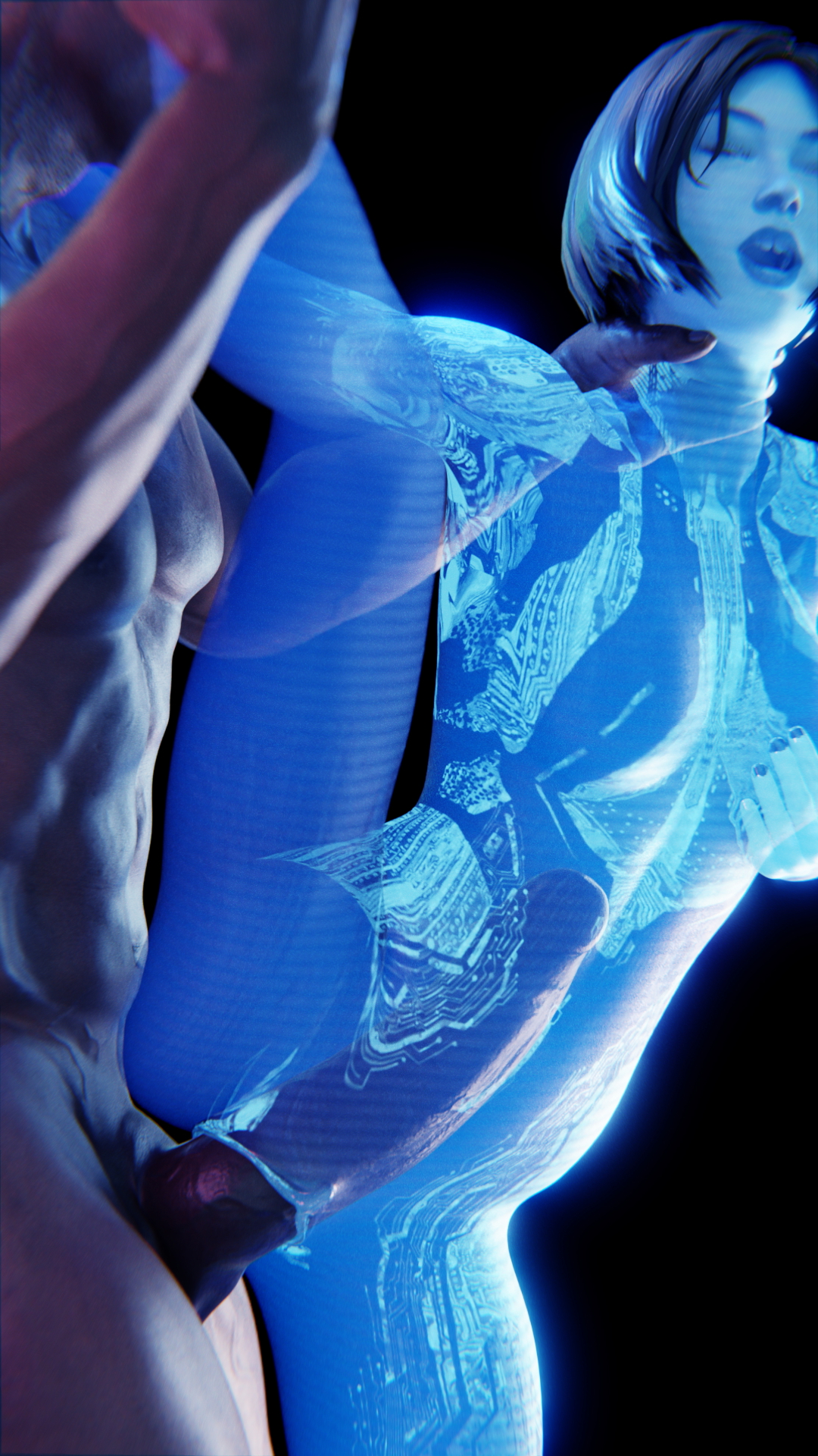 Cortana - Simulated Sex Cortana Halo Black Cock Big Cock Big Dick Black Interracial 2