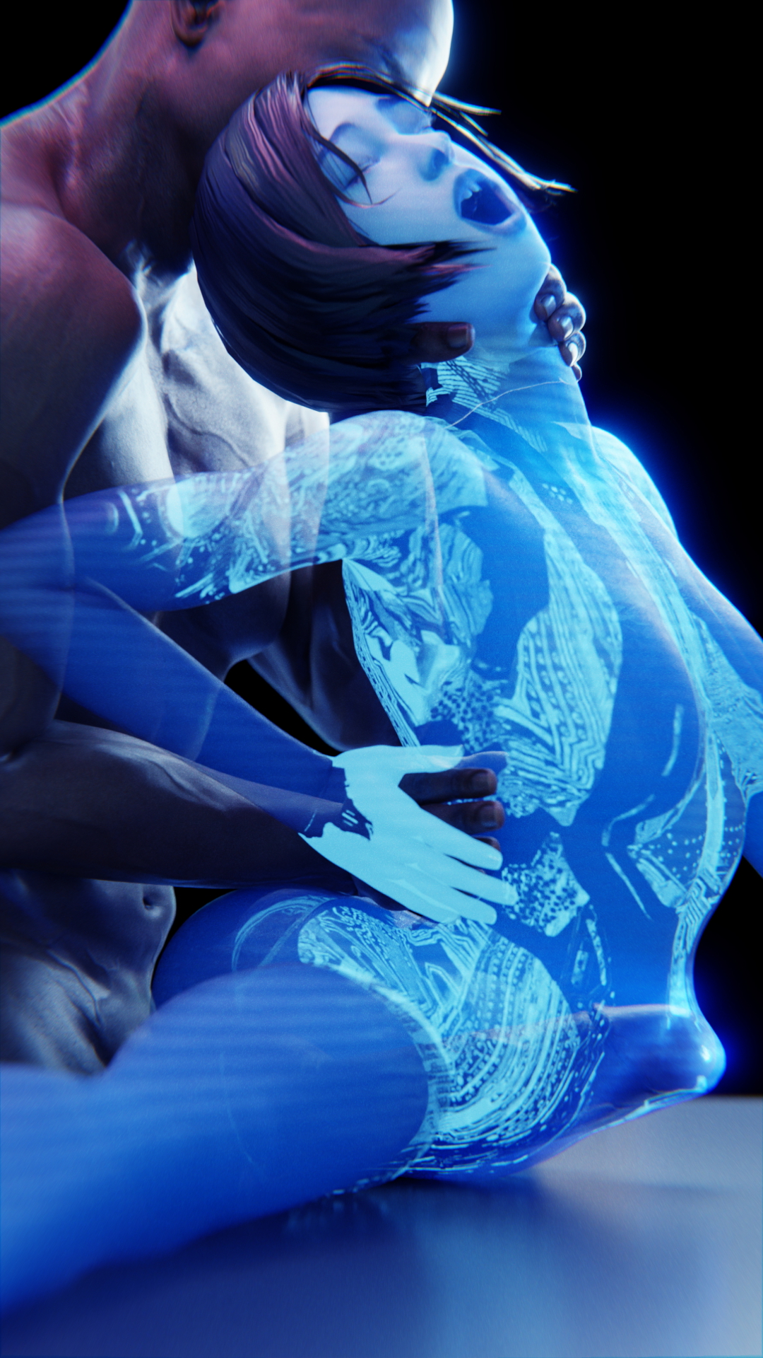 Cortana - Simulated Sex Cortana Halo Black Cock Big Cock Big Dick Black Interracial 4