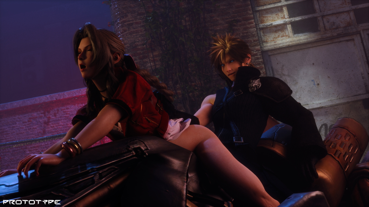 Cloud & Aerith ride :) Aerith Gainsborough Aerith Gainsborough Cloud Cloud Strife Final Fantasy 7 Remake Final Fantasy Final Fantasy 7 Final Fantasy VII 