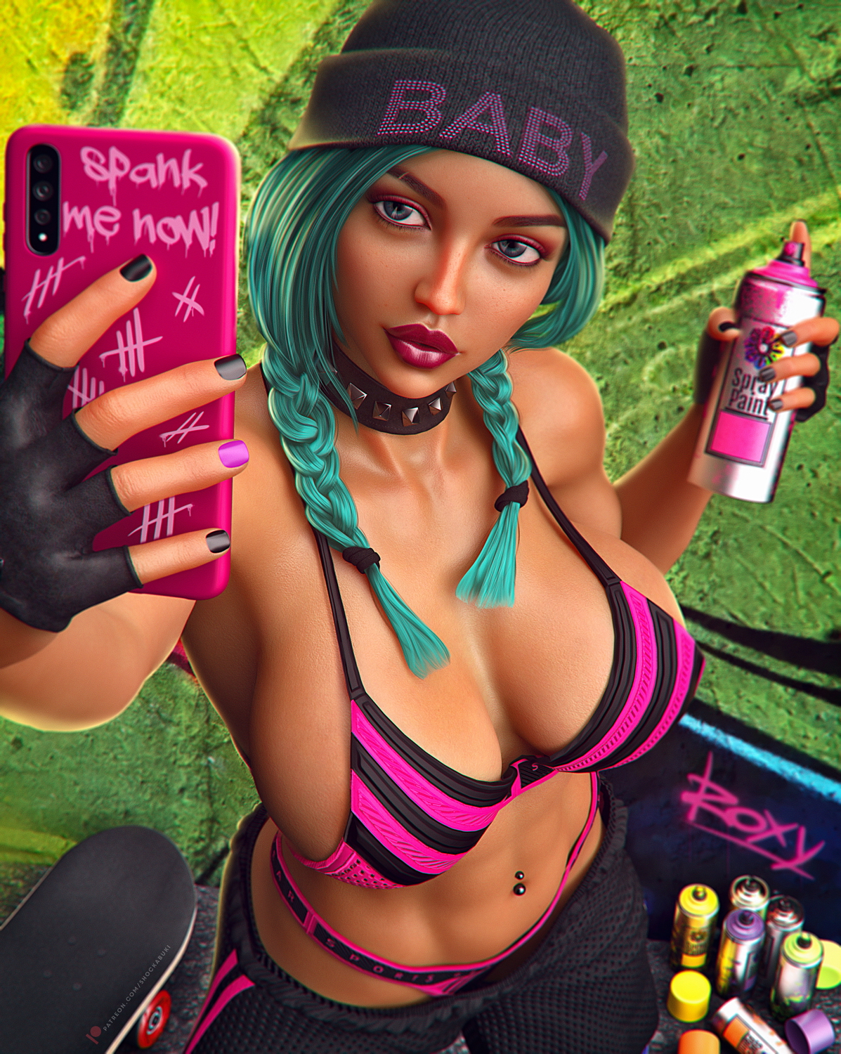 Roxy Morris  Transgender Skater Big boobs Boobs