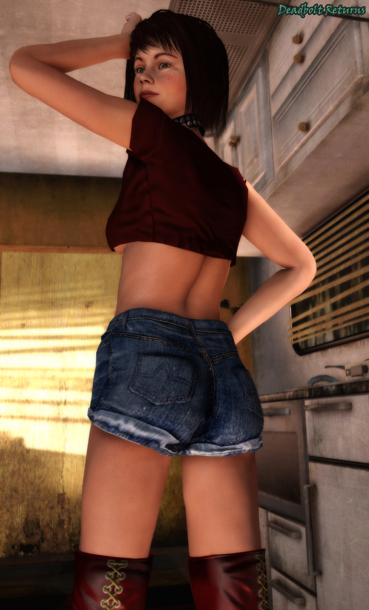 Victoria: Trailer Trash Photoshoot Victoria Burnwood Hitman Hitman Absolution Victoria (hitman Absolution) Victoria (hitman) Sfm Nsfw 3dnsfw 3d Porn 3d Girl Source Filmmaker Rule34 Rule 34