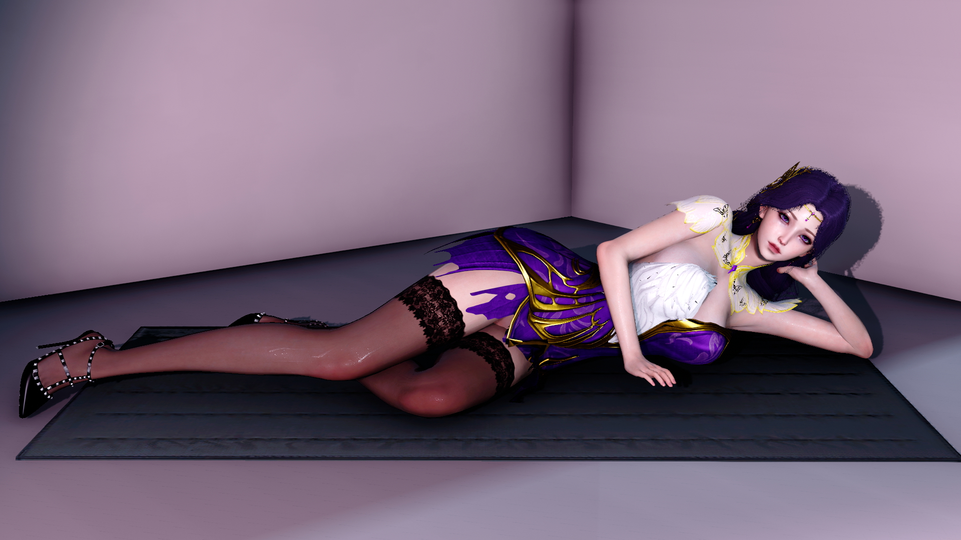 Sexy art Honey Select 2 Sexy Big Tits Big Breasts Stockings High Heels 3d Girl 2