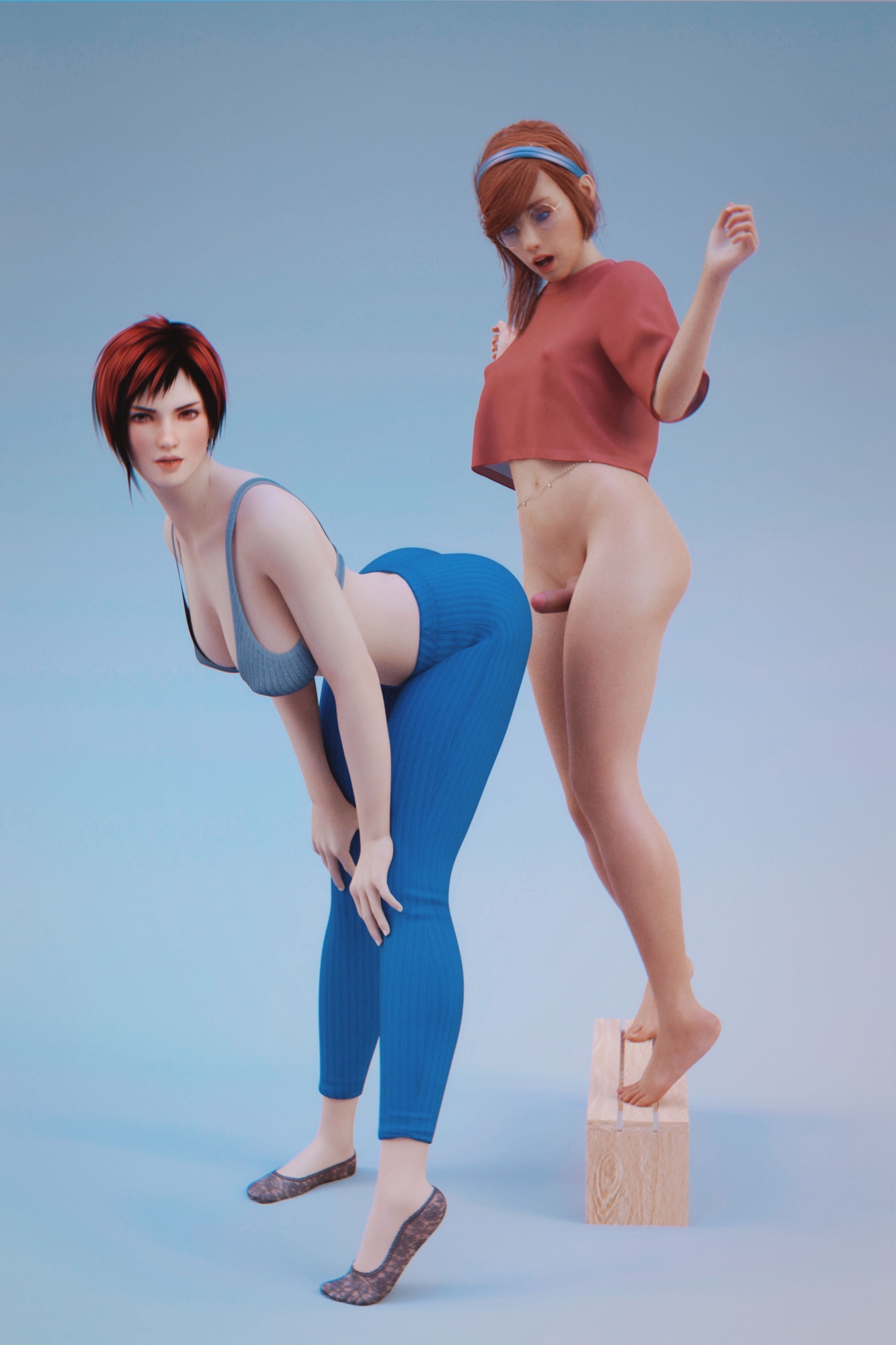 If I Were A Futa Mila (dead Or Alive) Futanari Fellatio 4