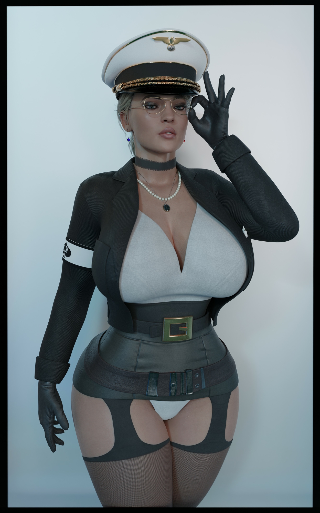 QOS guards Harley Quinn Power Girl Dc Comics 3d Porn Big Tits Curvy Lingerie 2