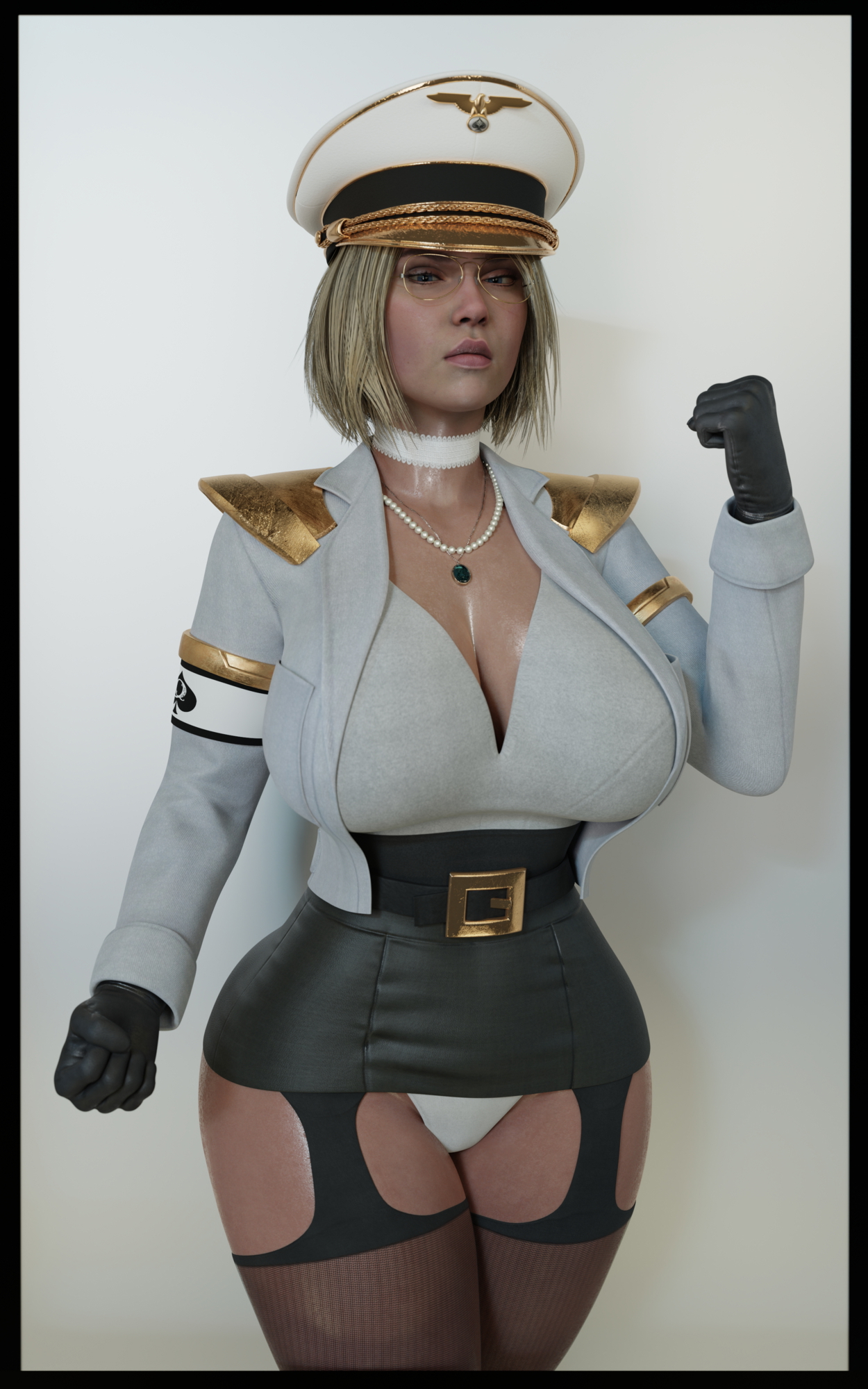 QOS guards Harley Quinn Power Girl Dc Comics 3d Porn Big Tits Curvy Lingerie 3