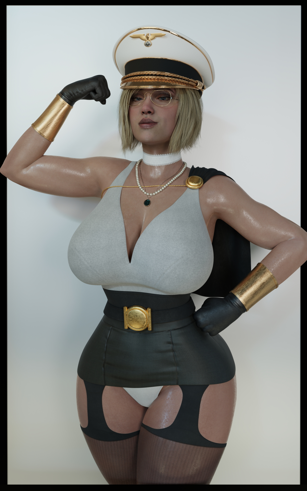 QOS guards Harley Quinn Power Girl Dc Comics 3d Porn Big Tits Curvy Lingerie 4