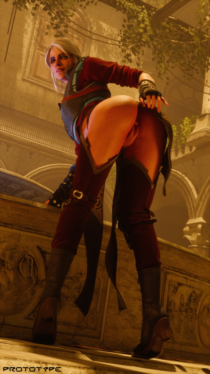 Ciri vs Orc Ciri (The Witcher) Cirilla Of Cintra The Witcher The Witcher 3 Orc 2