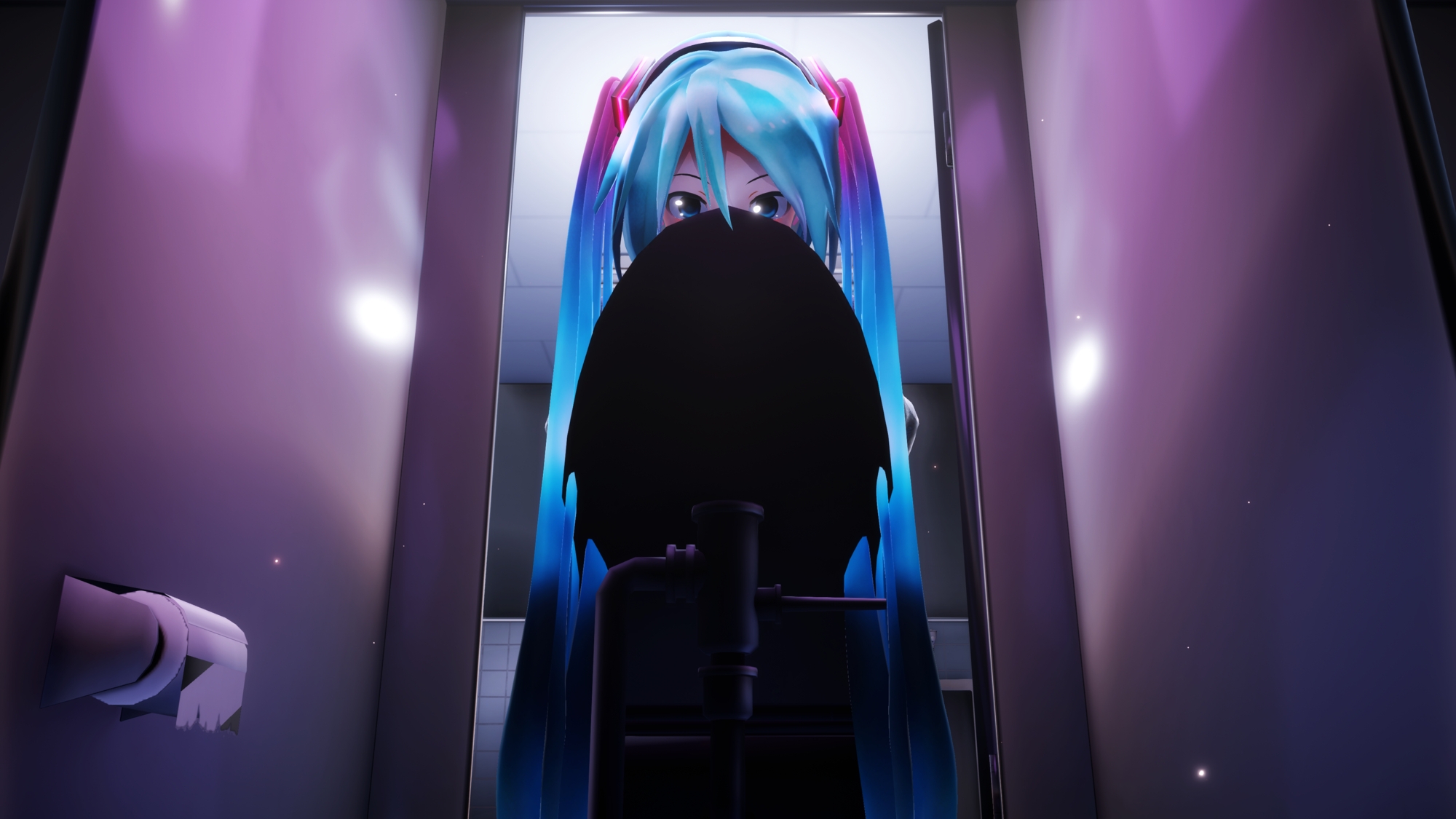 Mikus Valentines Day 🌹 2022 Hatsune Miku Miku Valentine's Day Toilet Pussy Anus Pussy Juice Spread Legs Ass Spread Spread Pussy Spread Mikumikudance Mmd Mmd R18 Twintails Blue Hair Object Insertion Ass Butt Hole Butt Boobs Shaved Pussy Slime 11