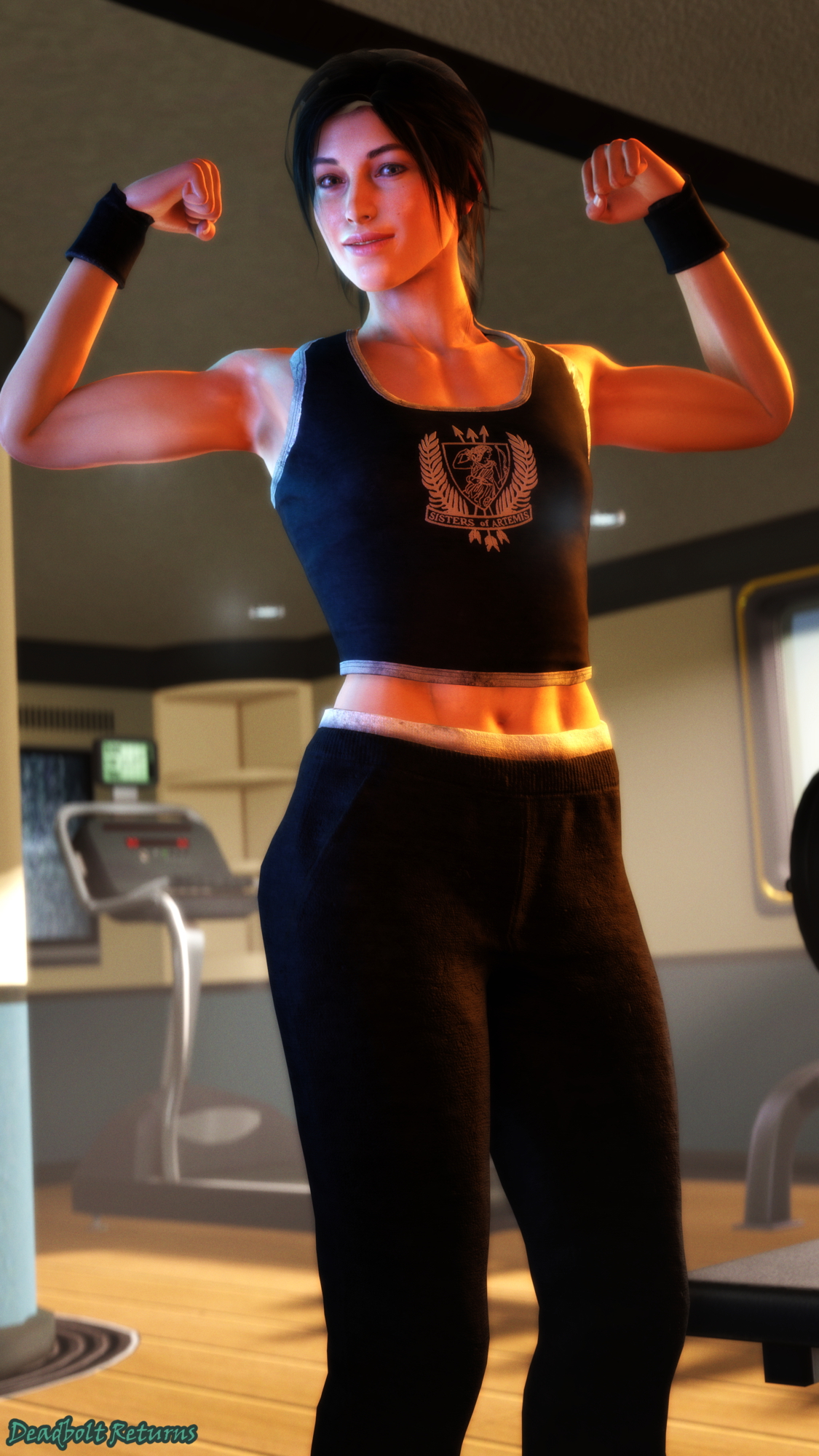 Lara Croft at a Private Gym Lara Croft Tomb Raider Shadow Of The Tomb Raider Rule34 Rule 34 Sfm Source Filmmaker 3d Porn 3d Girl 3dnsfw Nsfw 2