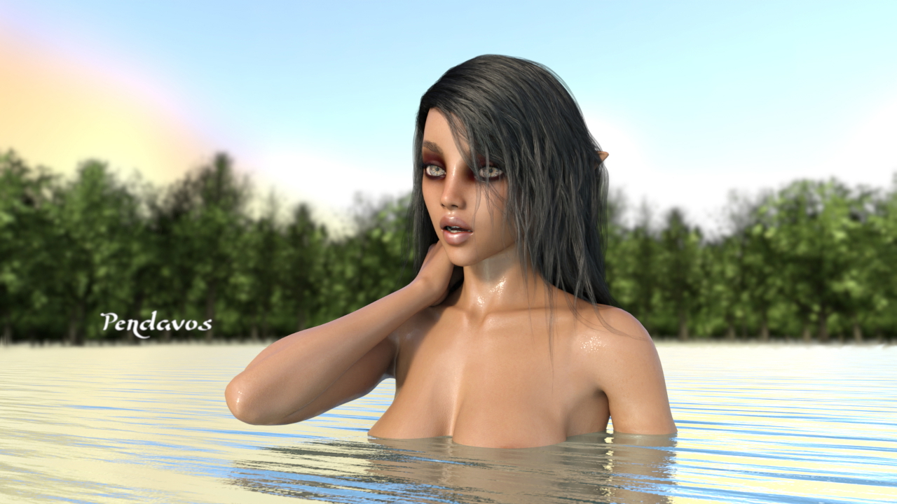 Meet the Nymphs of Nymph-O  Nymph Babe Sexy Videogame Naked Natural Tits Blue Eyes Green Eyes Blonde Red Hair Black Hair Brunette Forest Fantasy 5