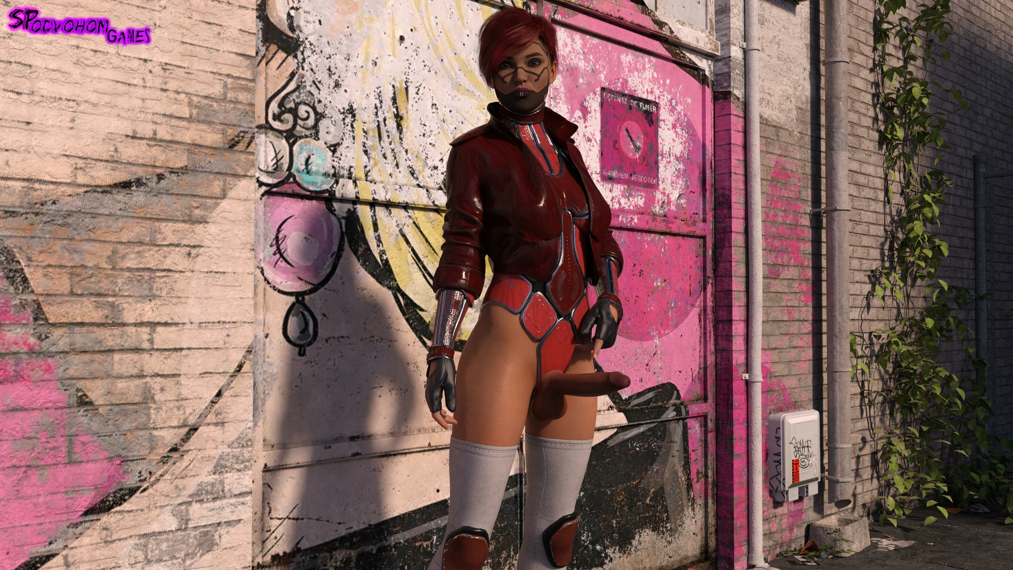 Just some random Cyberpunk Renders  Dickgirl Futanari Futa Nsfw Nude Sexy Rule34 Solo