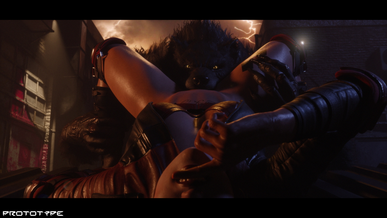 Wolf kiss Harley Quinn Dc Comics Injustice Harley Injustice 2 Werewolf