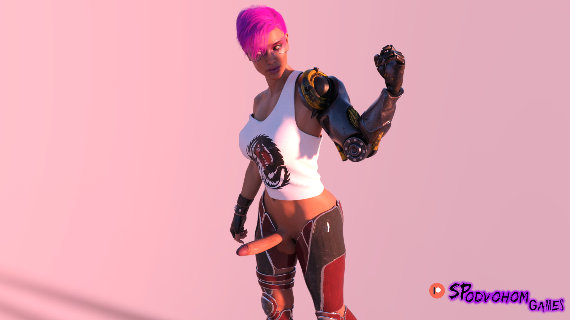 Just some random Cyberpunk Renders  Dickgirl Futanari Futa Nsfw Nude Sexy Rule34 Solo 2