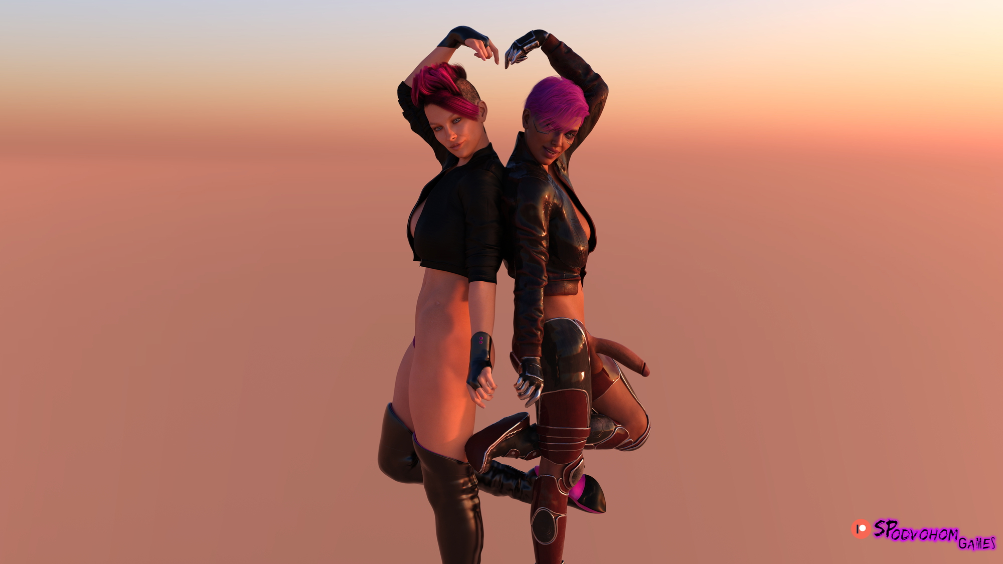 Just some random Cyberpunk Renders  Dickgirl Futanari Futa Nsfw Nude Sexy Rule34 Solo 5