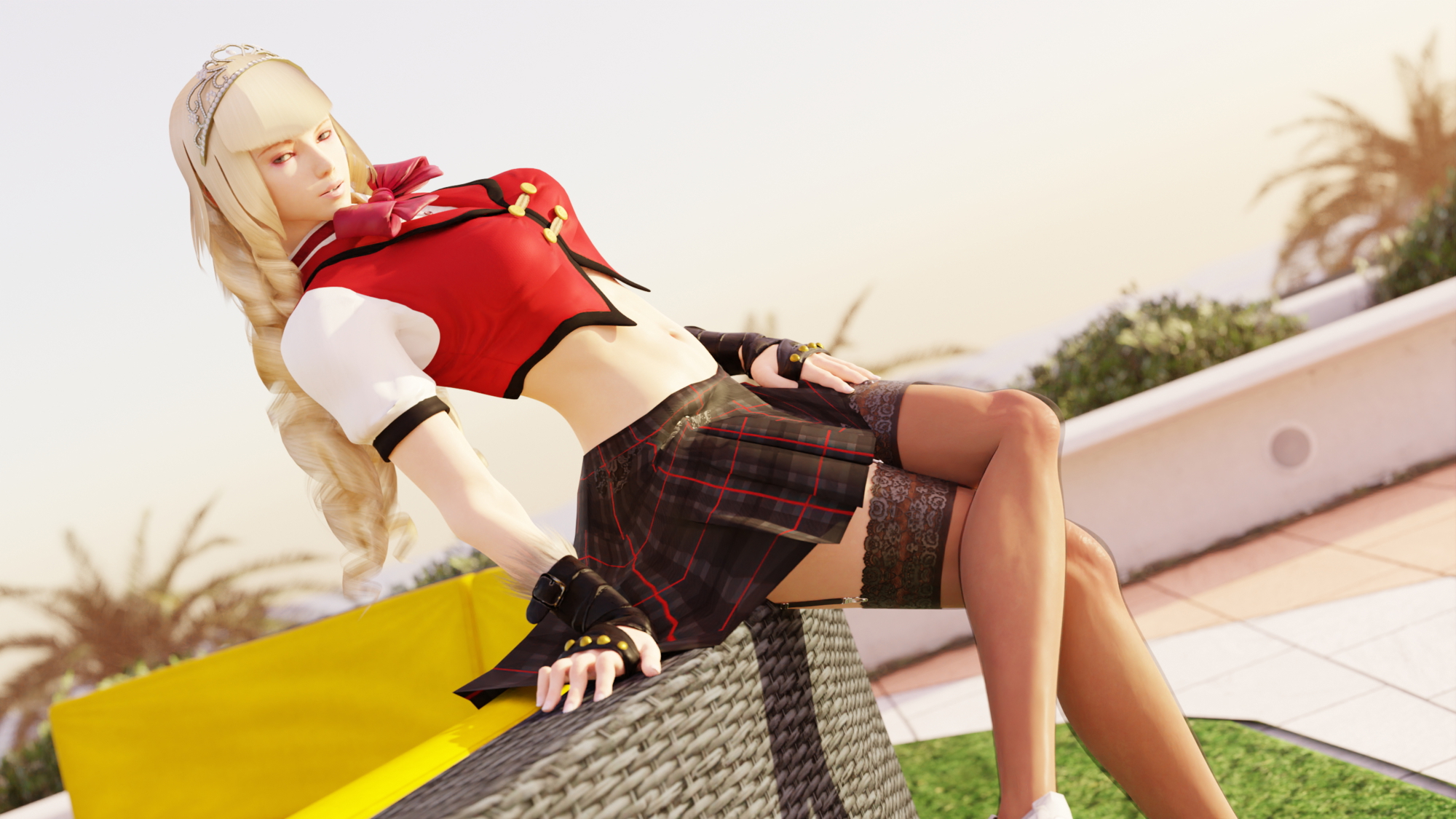 Lili showing off Lili Rochefort Tekken  2