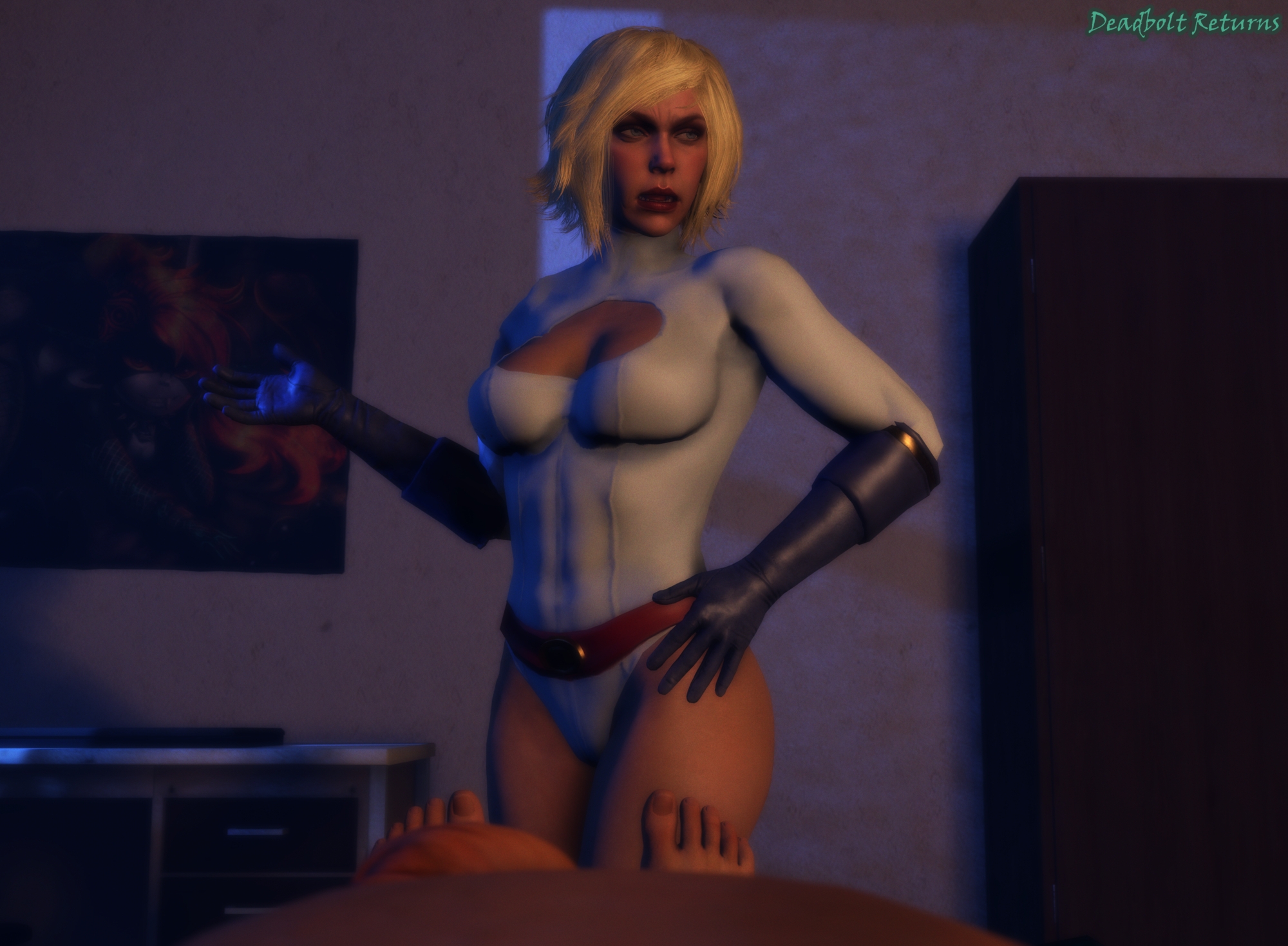 Power Girl is Annoyed at your Lack of a Powerful Stiffy Power Girl Dc Comics Kara Zor-el 3d Porn Rule34 Rule 34 Sfm Source Filmmaker Nsfw 3dnsfw