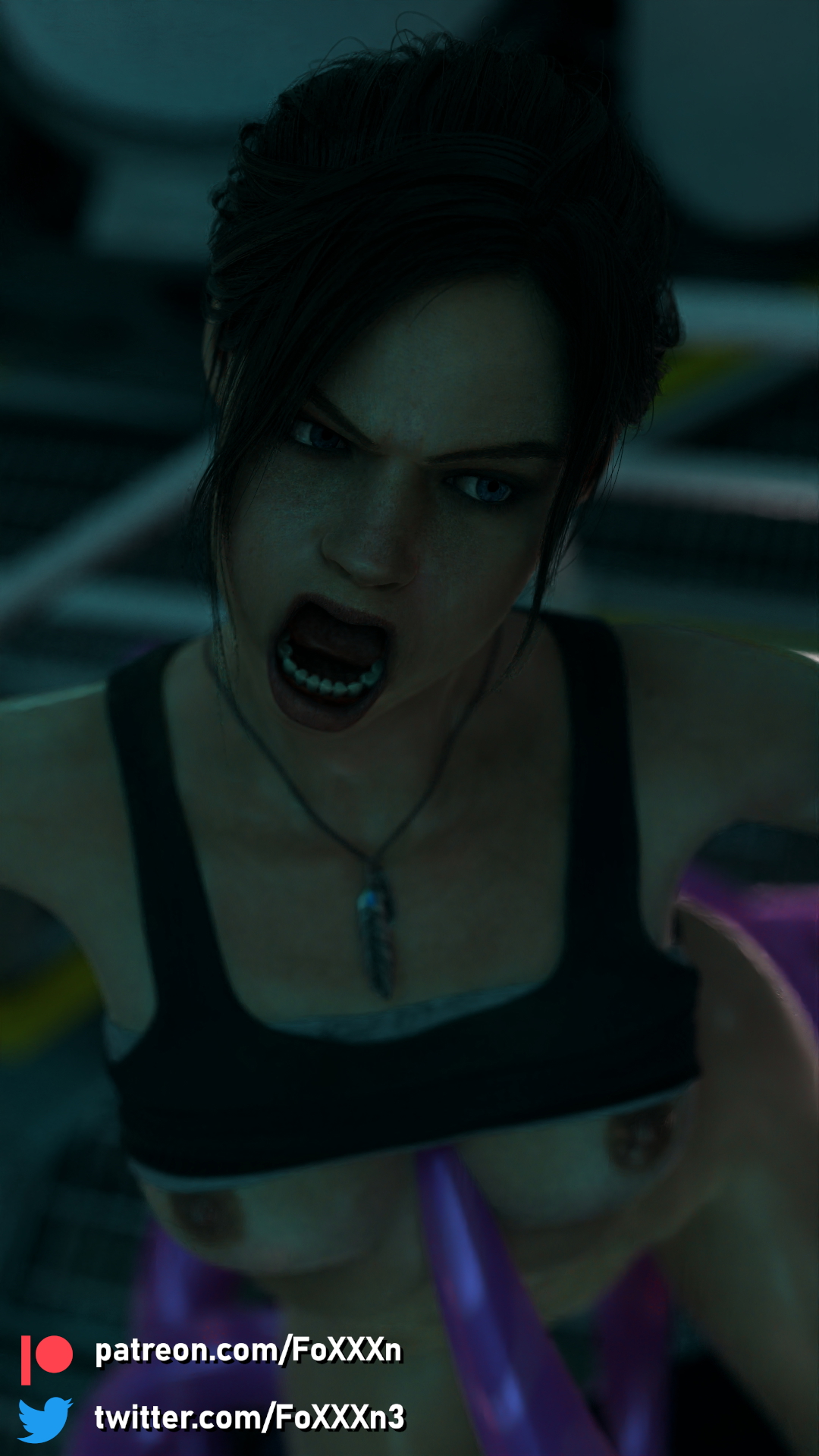Claire Redfield Tank Tentacles Resident Evil Resident Evil 2 Remake Claire Redfield Tentacles Tentacle Stripping Forced Captured 5