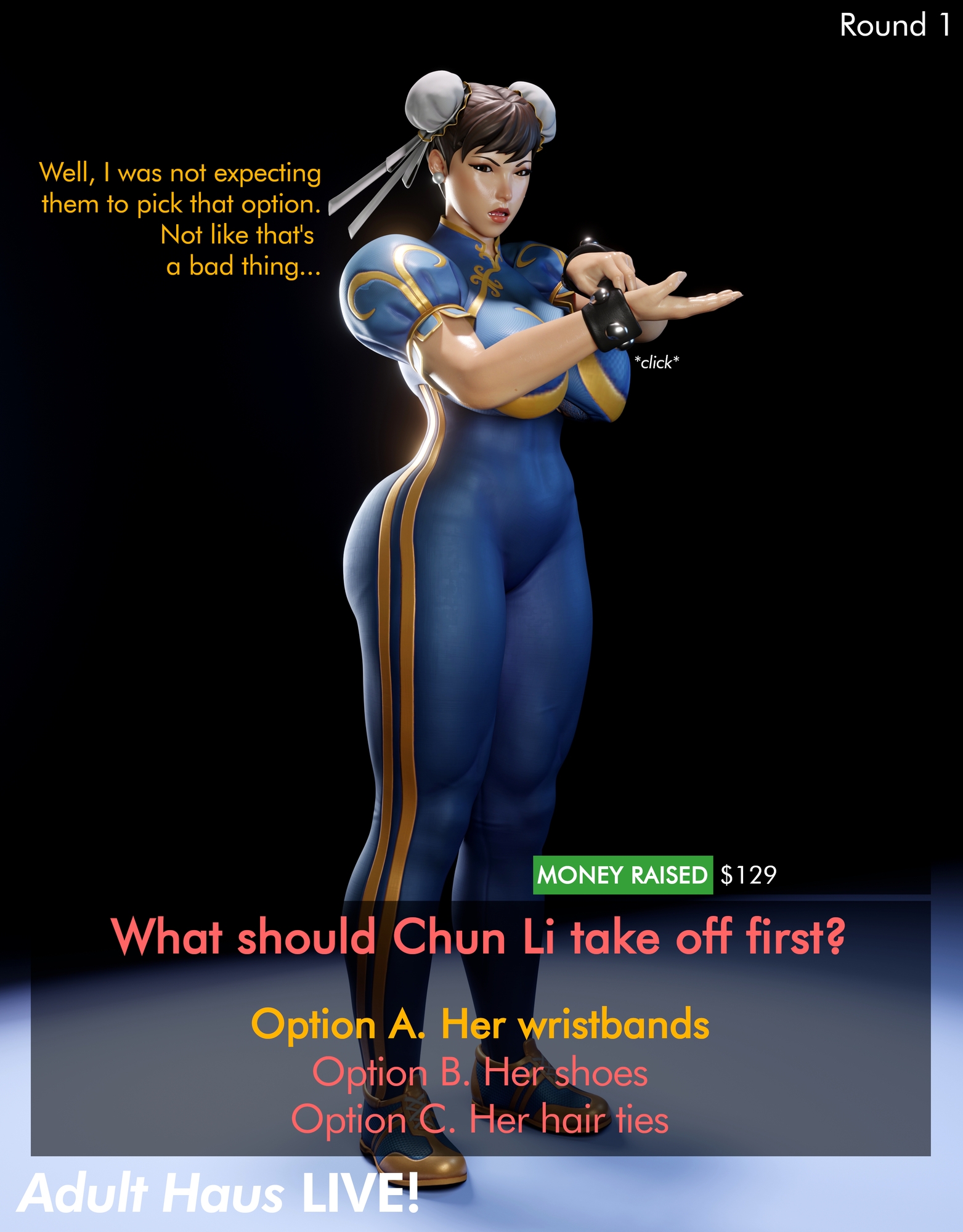 Chun Li s (Stripping) Challenge! Chun Li Fortnite Street Fighter Comic Comics Exhibitionism 3