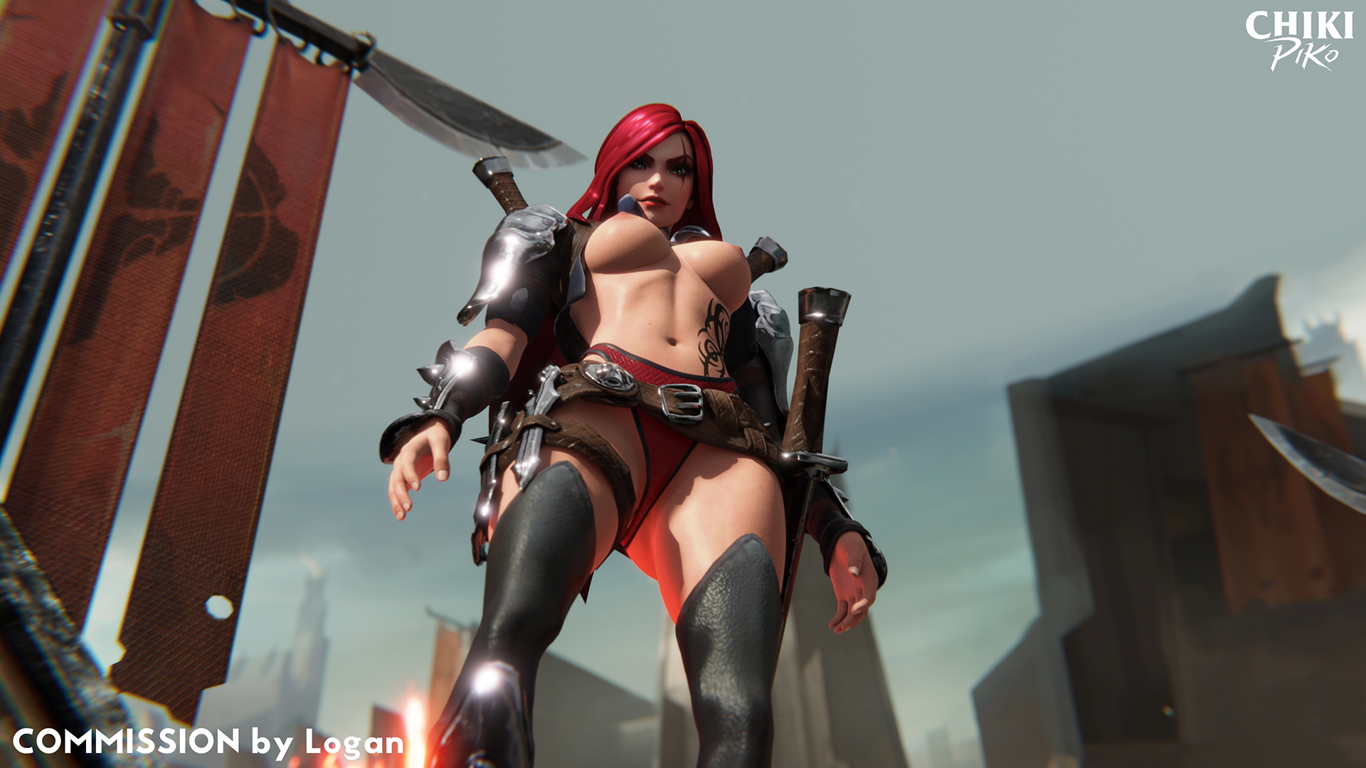 Giga Katarina Katarina Legs Boobs Big Tits Big Ass Big Booty Striptease Stripper Stripping Rule34 Rule 34