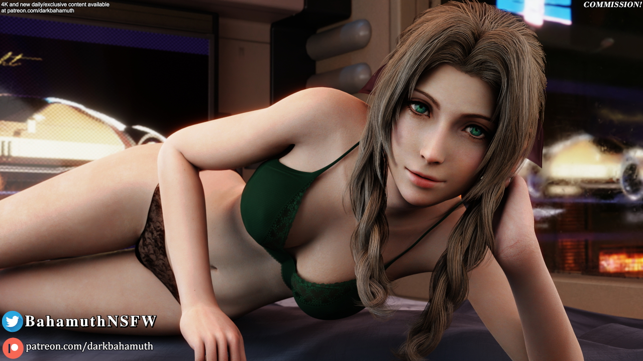 Aerith pinup | Commission! Aerith Gainsborough Final Fantasy 