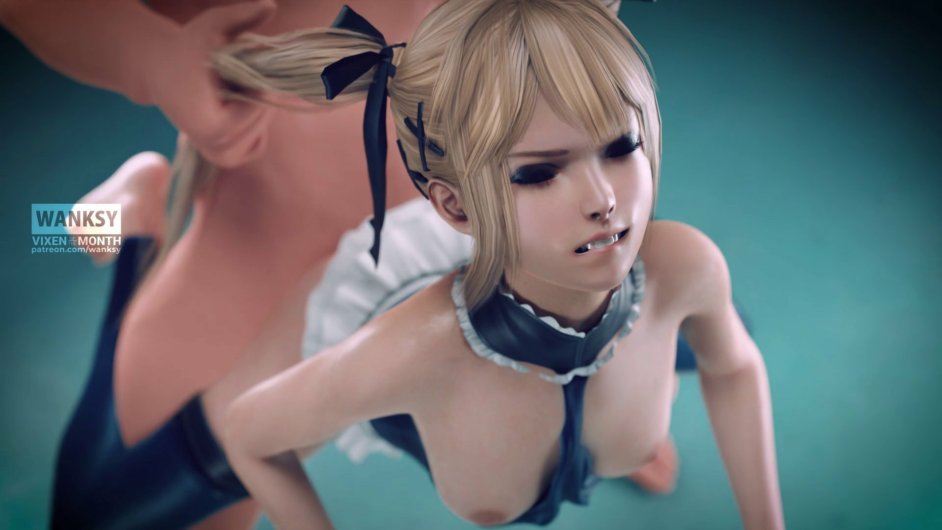 [VOTM] Marie Rose Marie Rose Dead Or Alive Teen From Behind Rough Blonde