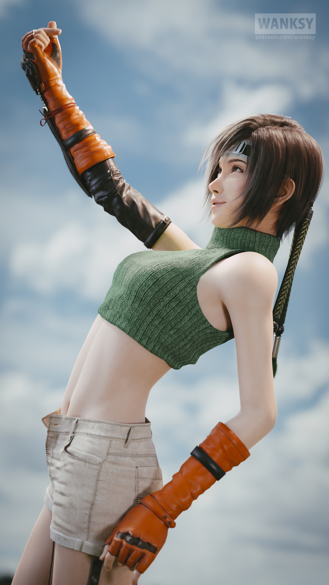 40k on Twitter Yuffie Kisaragi Final Fantasy Posing