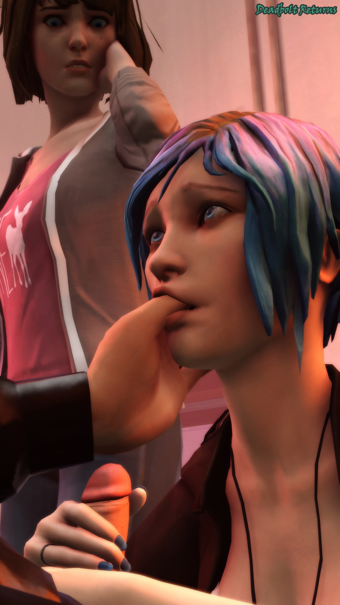 Chloe Blows Frank in Front of Max (+ SFW Bonus) Chloe Price Max Caulfield Life Is Strange Nsfw 3dnsfw 3d Porn Sfm Source Filmmaker 2