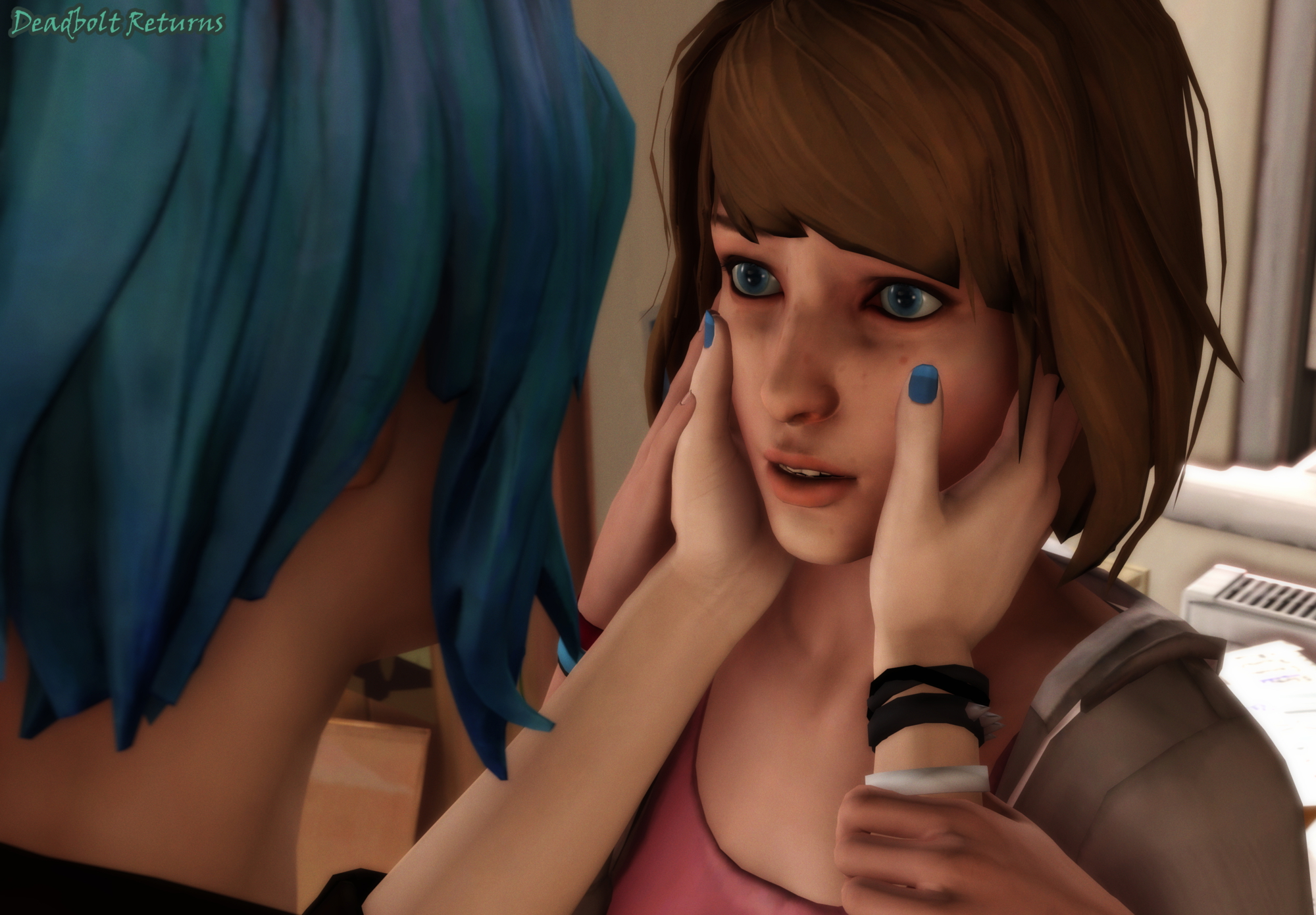Chloe Blows Frank in Front of Max (+ SFW Bonus) Chloe Price Max Caulfield Life Is Strange Nsfw 3dnsfw 3d Porn Sfm Source Filmmaker 5