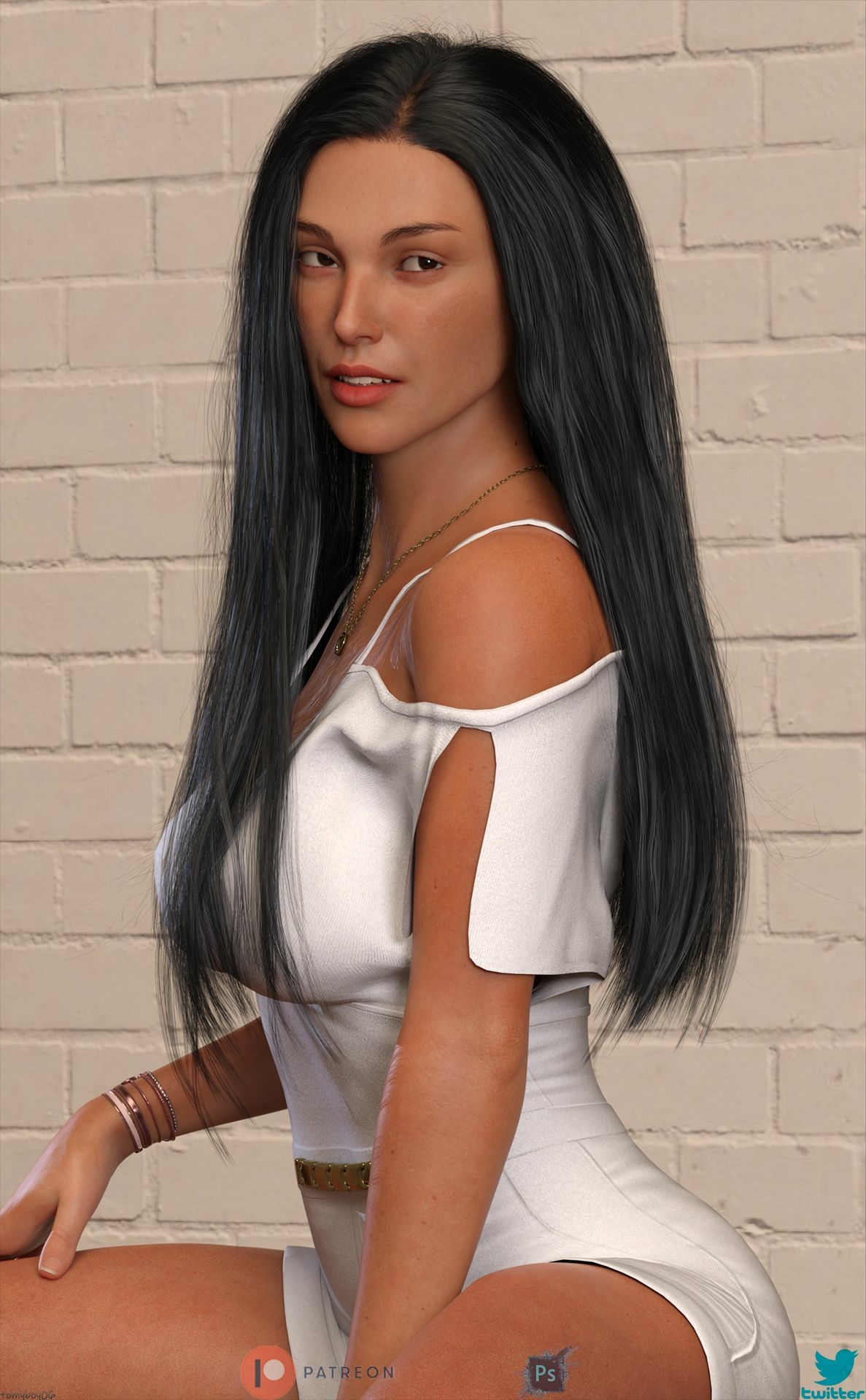 tomySTYLEs Linda - Chair  3d Girl 3dnsfw Nude Nsfw 3