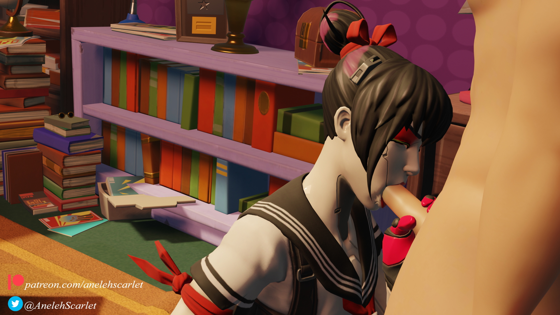 Tsuki is amazing! Fortnite Tsuki Tsuki 2.0 3d Porn 3d Girl 3dnsfw Blender3d 3