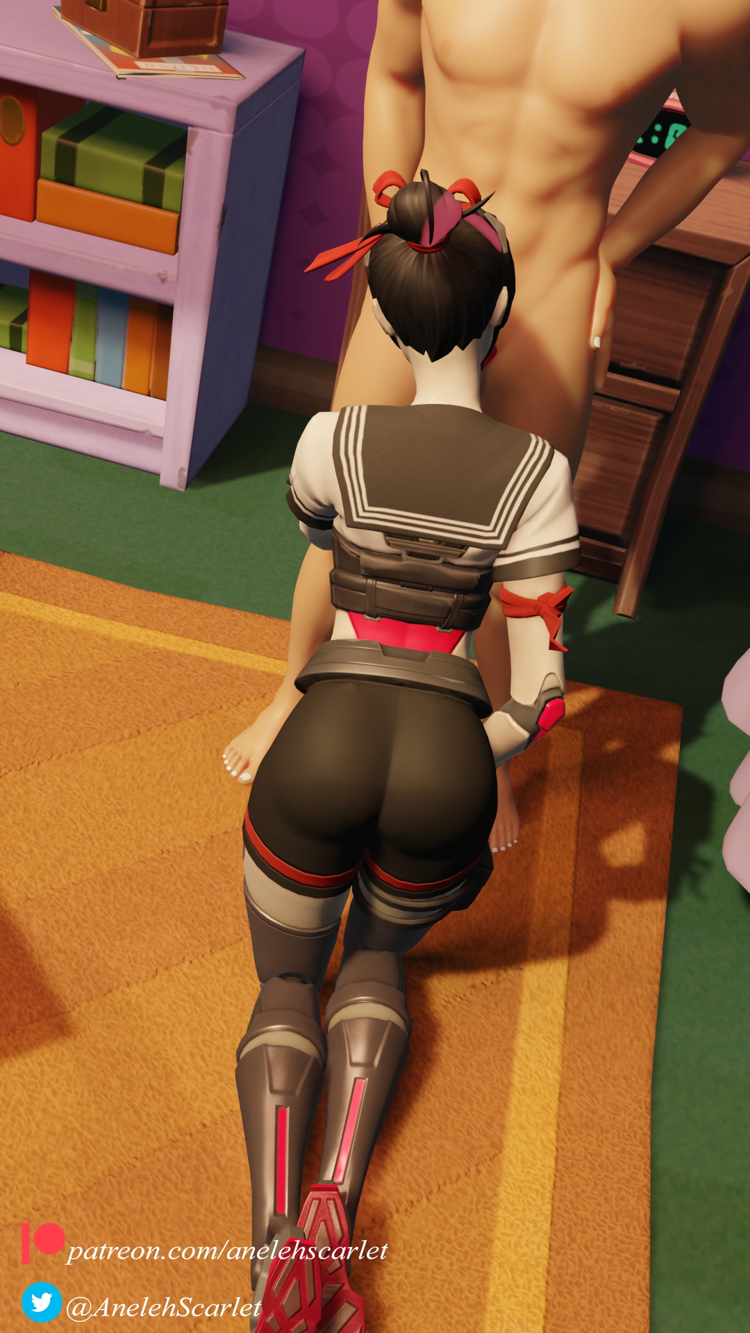 Tsuki is amazing! Fortnite Tsuki Tsuki 2.0 3d Porn 3d Girl 3dnsfw Blender3d 13