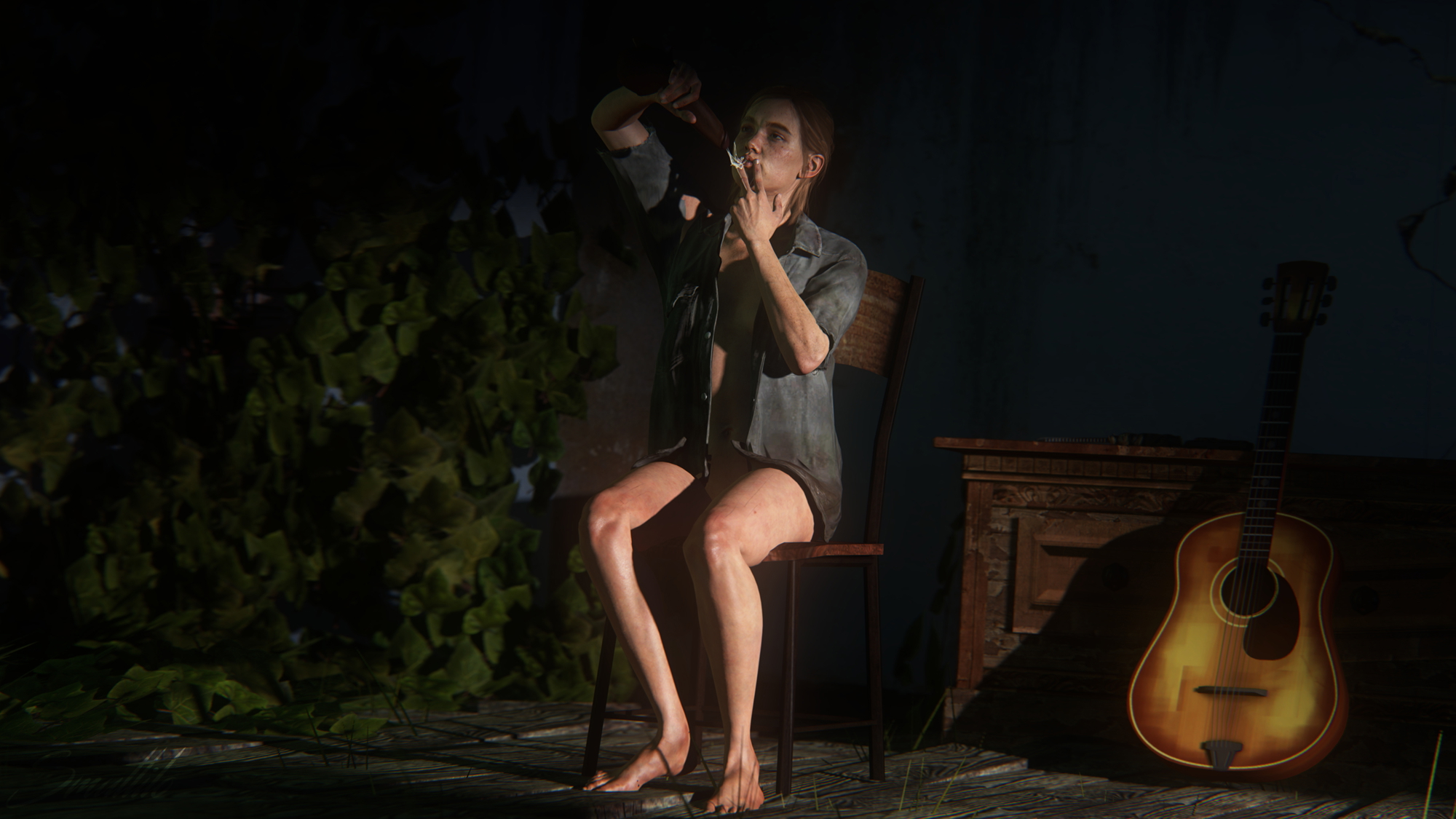 Ellie Collection The Last Of Us Ellie Sfm Masturbating Masturbation Dildo Cum Cumshot Reverse Cowgirl 3