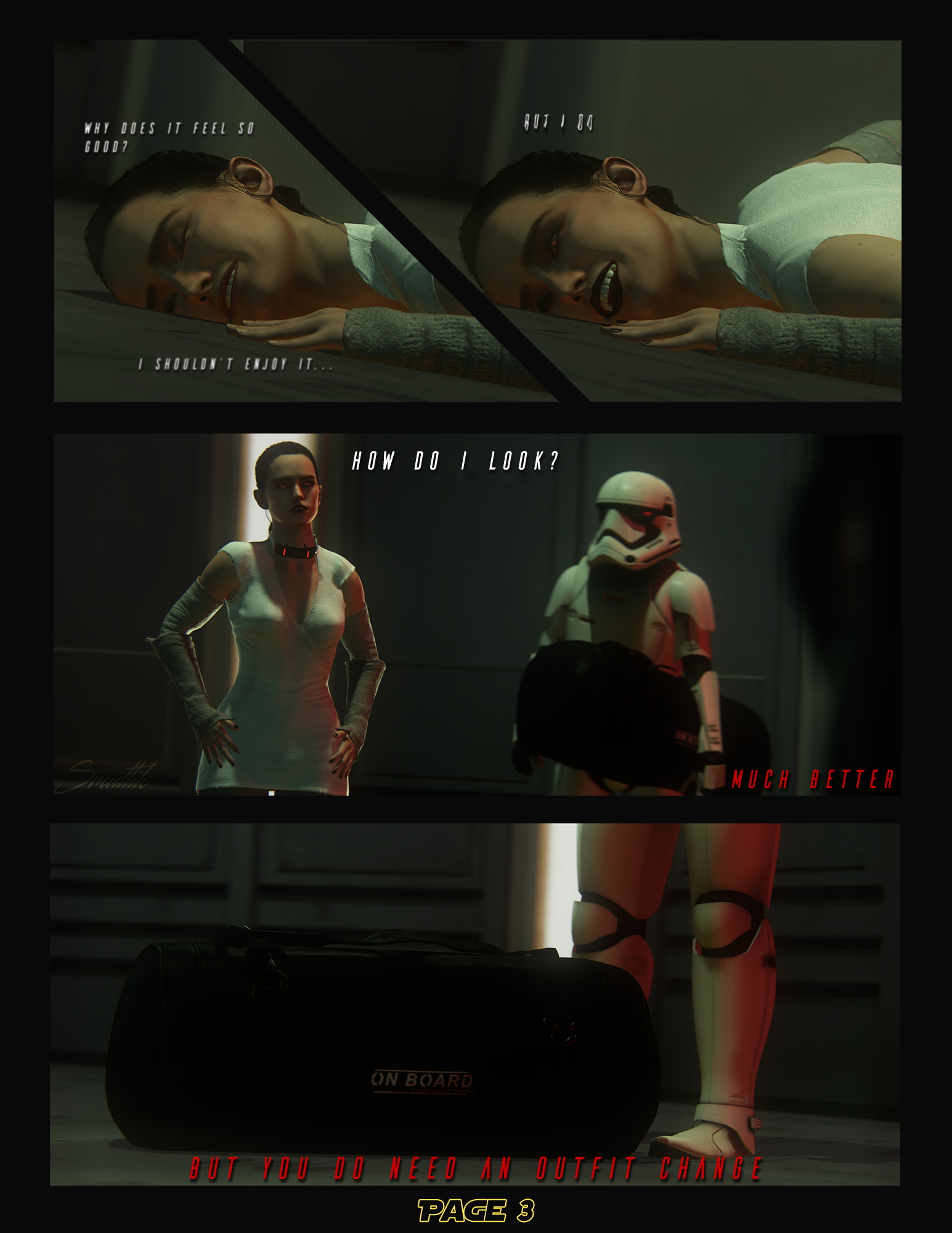 Down the Dark Path - A Star Wars Comic Rey Trilla Suduri Kylo Ren Nsfw R34 Rule 34 Bdsm Pose Blowjob Handjob Masturbating Masturbation Sex Machine Sex Oral Sex Oral Butt Butt plug 4