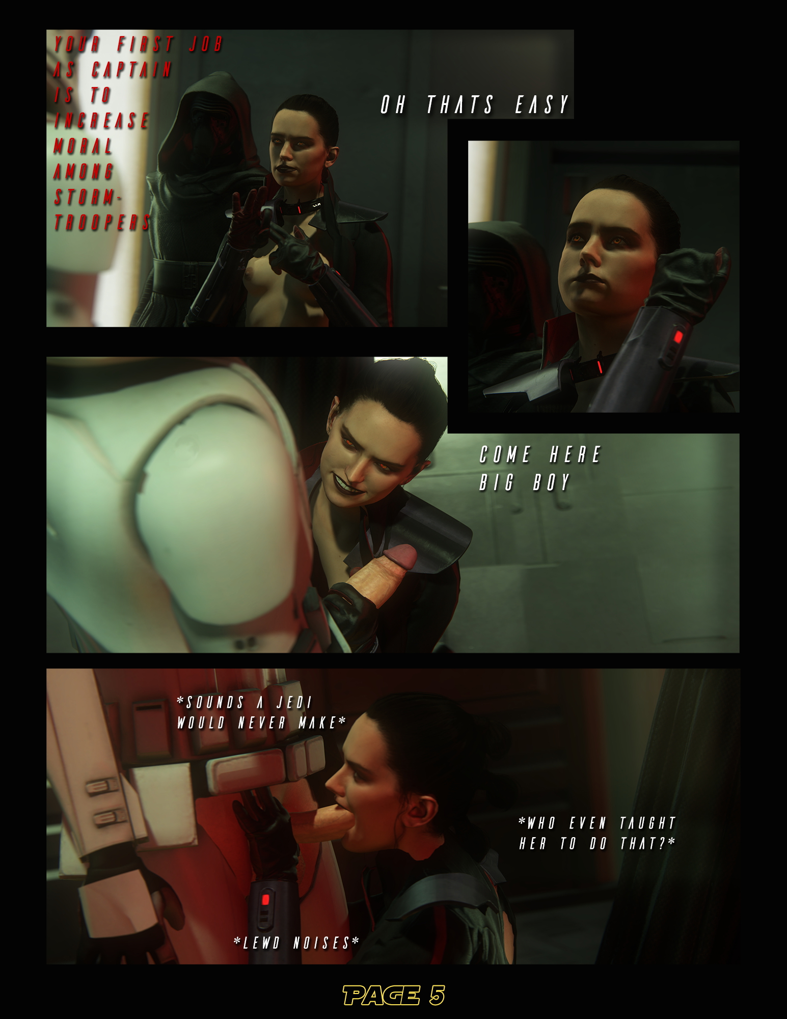 Down the Dark Path - A Star Wars Comic Rey Trilla Suduri Kylo Ren Nsfw R34 Rule 34 Bdsm Pose Blowjob Handjob Masturbating Masturbation Sex Machine Sex Oral Sex Oral Butt Butt plug 6