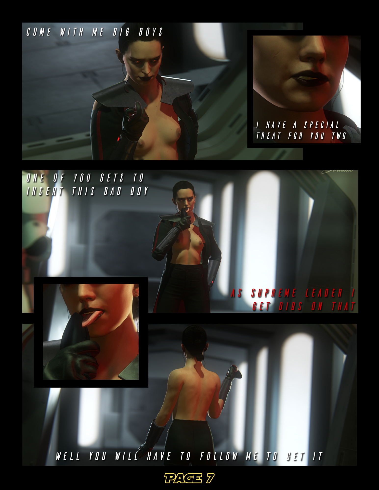 Down the Dark Path - A Star Wars Comic Rey Trilla Suduri Kylo Ren Nsfw R34 Rule 34 Bdsm Pose Blowjob Handjob Masturbating Masturbation Sex Machine Sex Oral Sex Oral Butt Butt plug 8