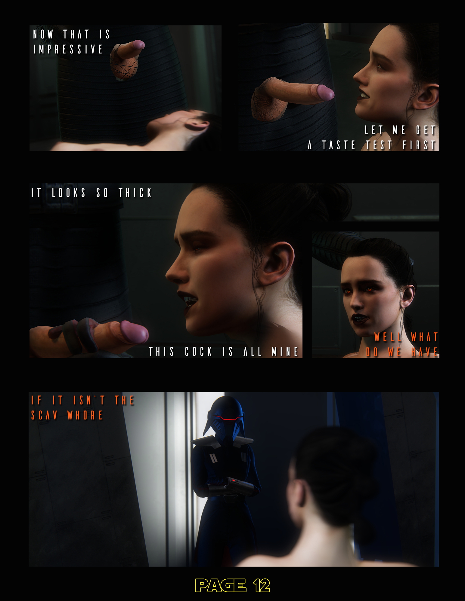 Down the Dark Path - A Star Wars Comic Rey Trilla Suduri Kylo Ren Nsfw R34 Rule 34 Bdsm Pose Blowjob Handjob Masturbating Masturbation Sex Machine Sex Oral Sex Oral Butt Butt plug 13