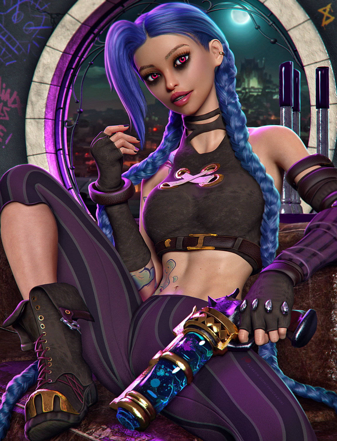 Jinx Arcane Jinx League Of Legends Lol
