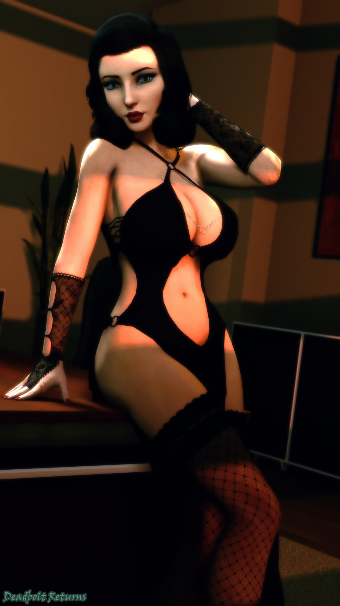 Elizabeth in that Dress Elizabeth Elizabeth Comstock Bioshock Infinite Bioshock Burial At Sea Sfm Source Filmmaker 3d Porn 3d Girl 3dnsfw Nsfw 2